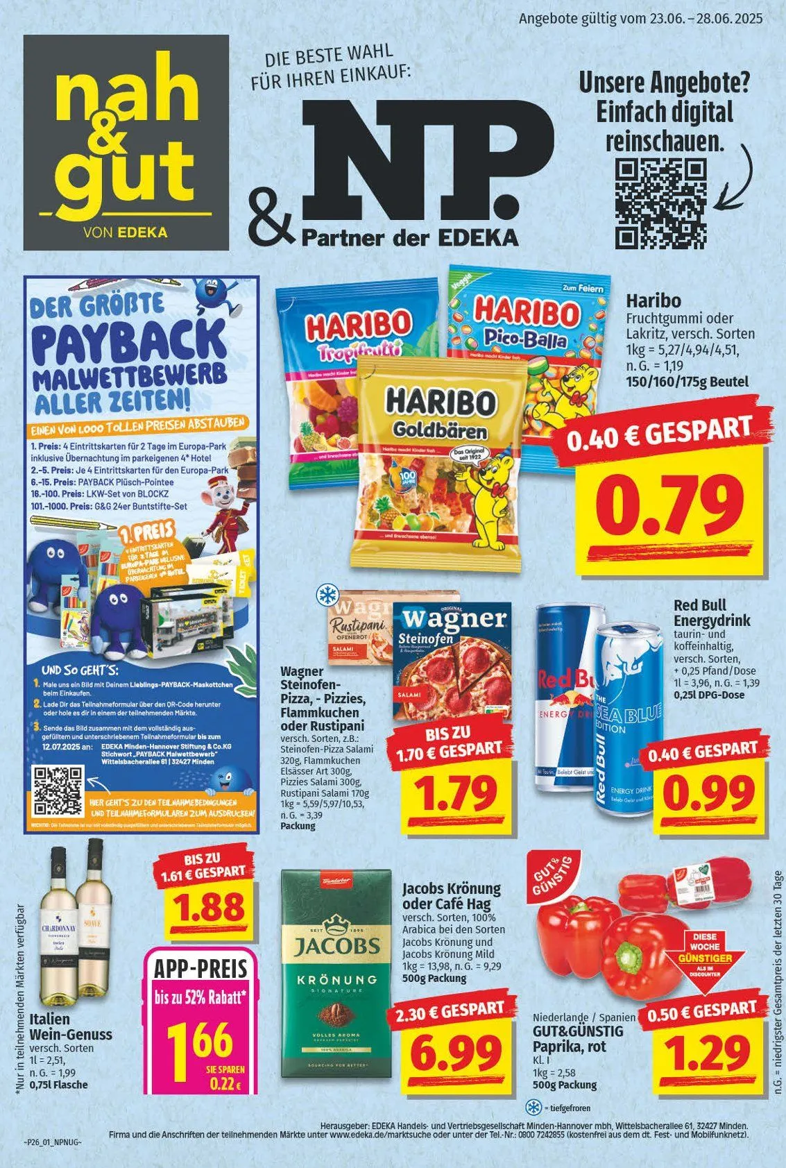 NP Discount Deals von 22. Juni bis 28. Juni 2025 - Prospekt seite 1