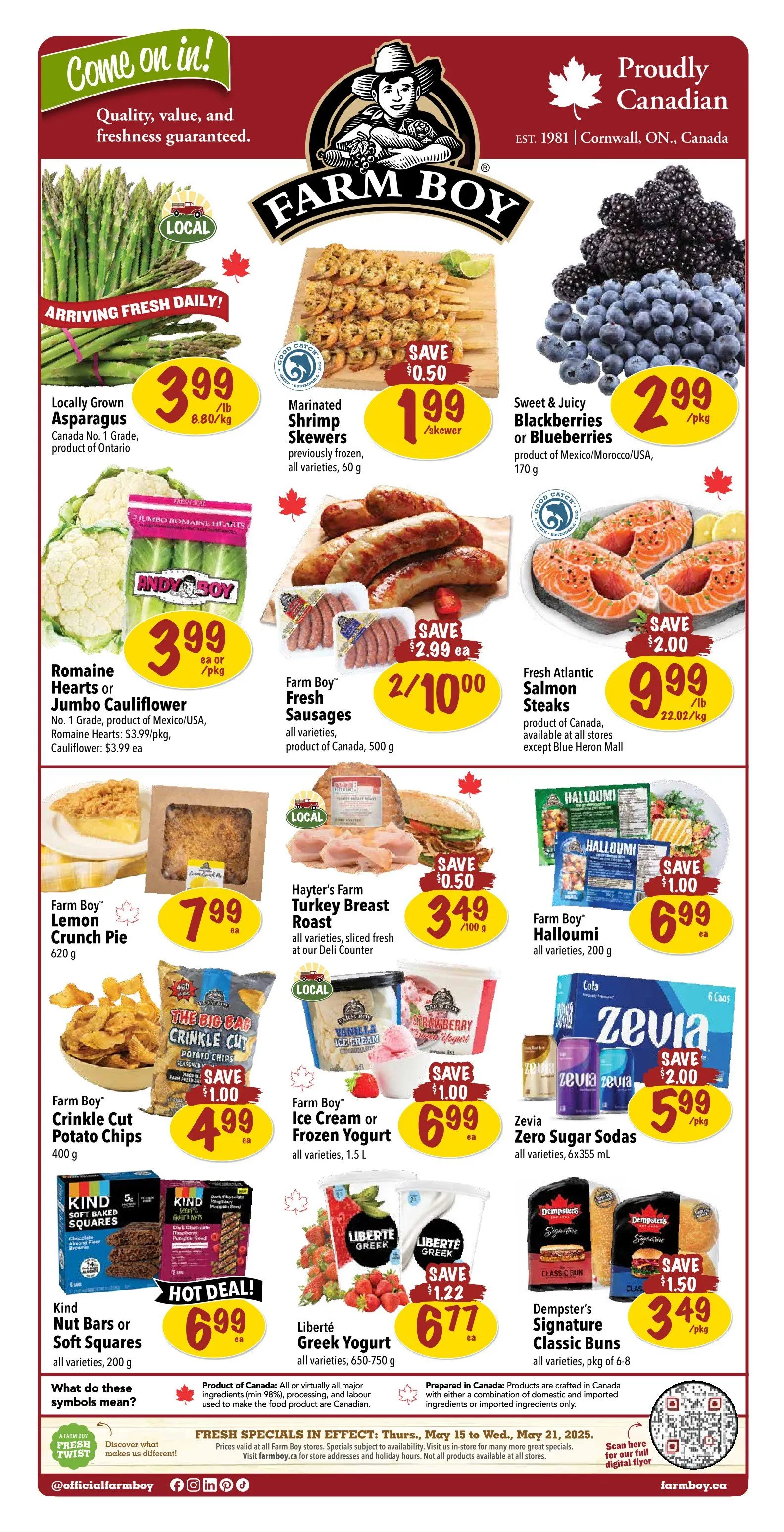 Farm Boy flyers from May 15 to May 21 2025 - flyer page 1
