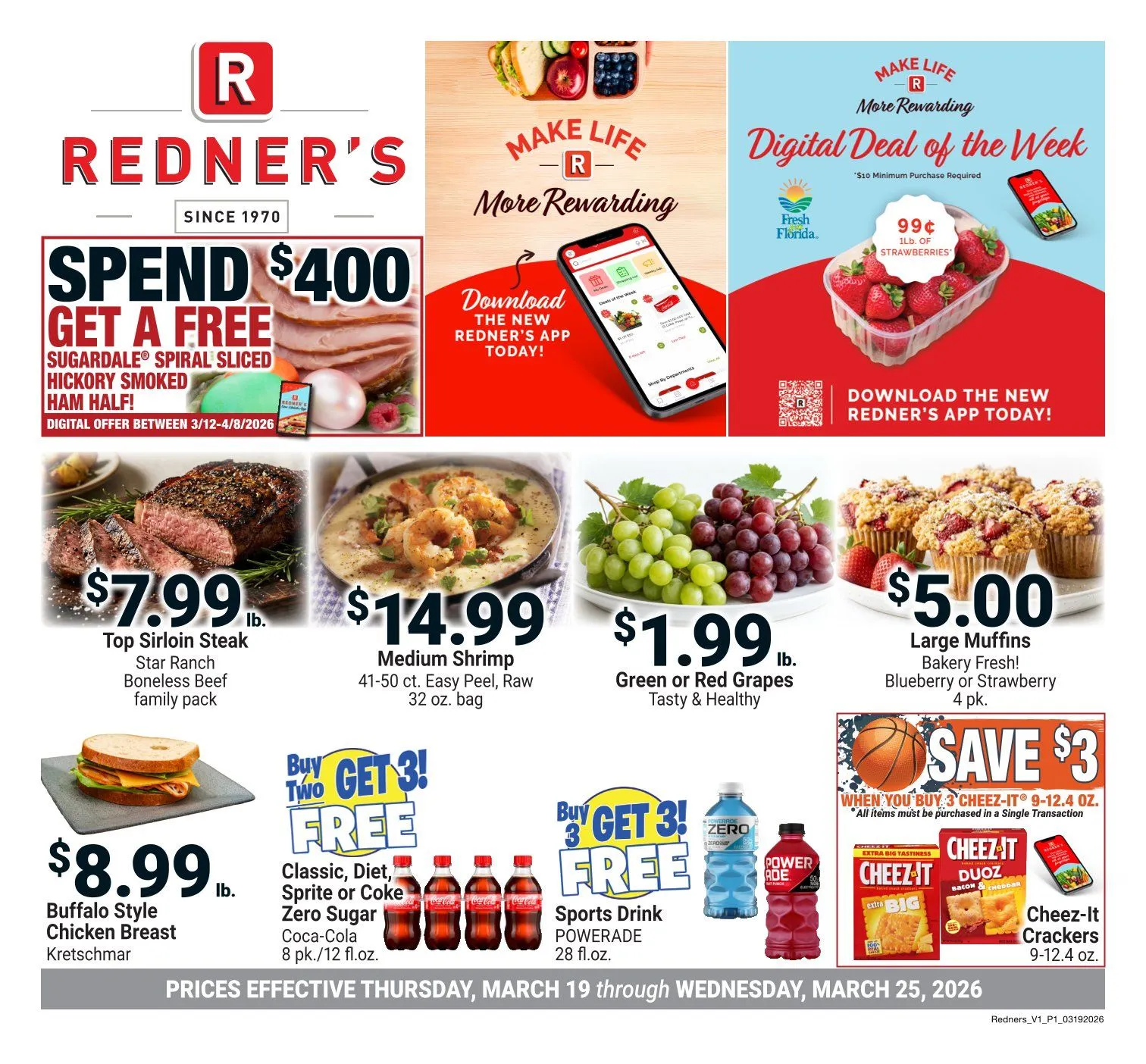 Weekly ad Redner's Market weekly ads from March 19 to March 25 2026 - Page 1