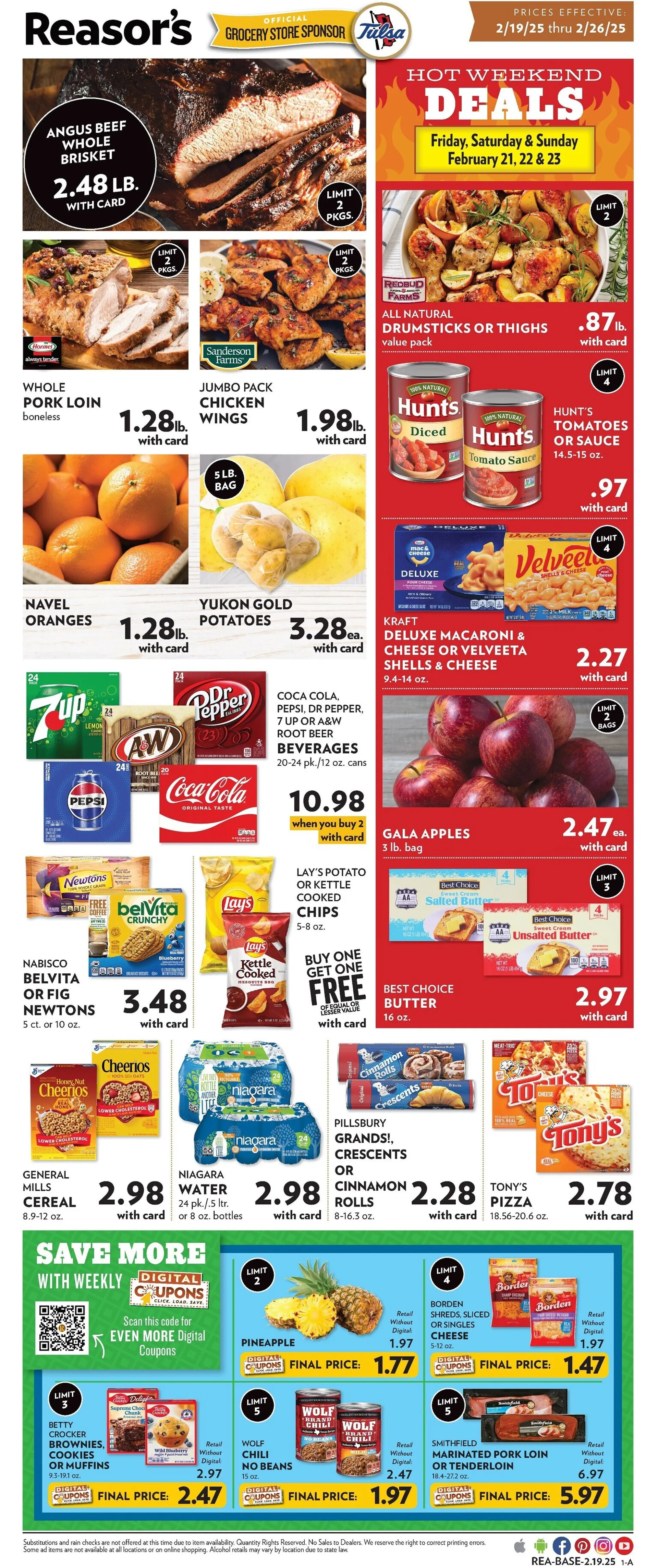 Weekly ad Reasor's Deals from February 19 to February 26 2025 - Page 
