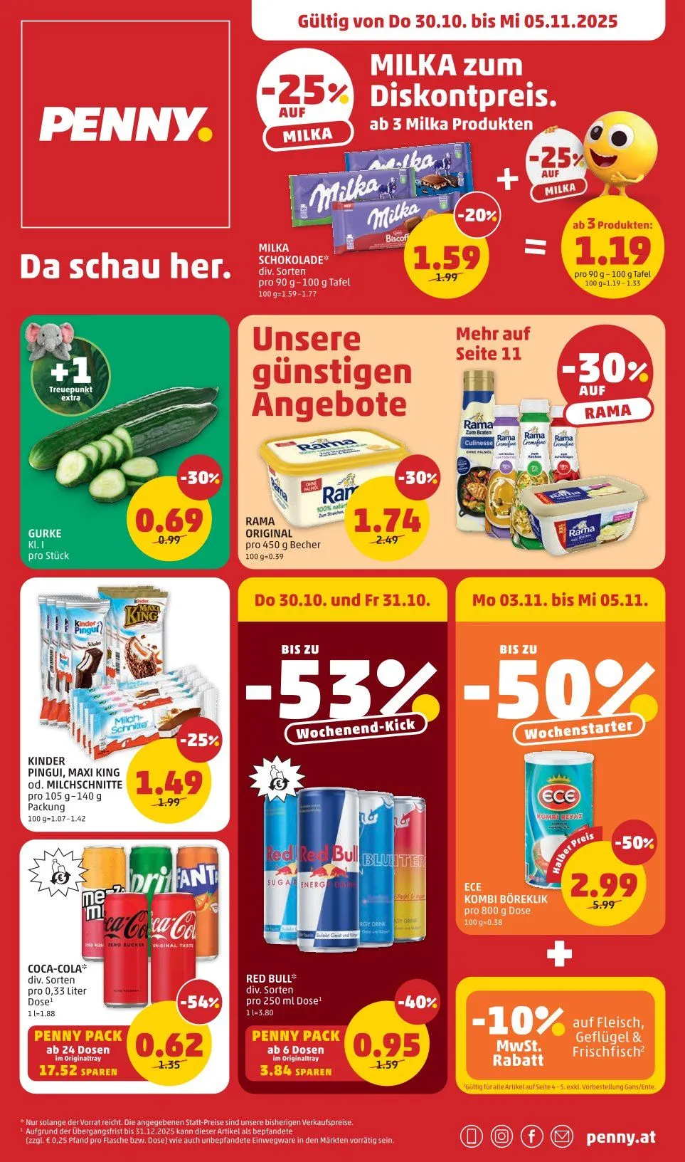 Penny Prospekte von 30. Oktober bis 5. November 2025 - Flugblätt seite  