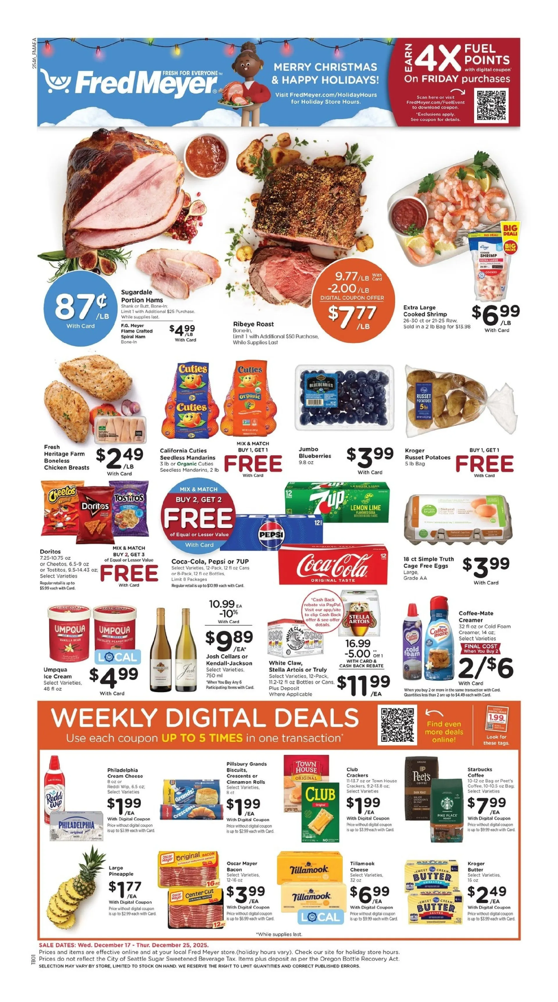 Weekly ad Fred Meyer Sales from December 17 to December 25 2025 - Page 1