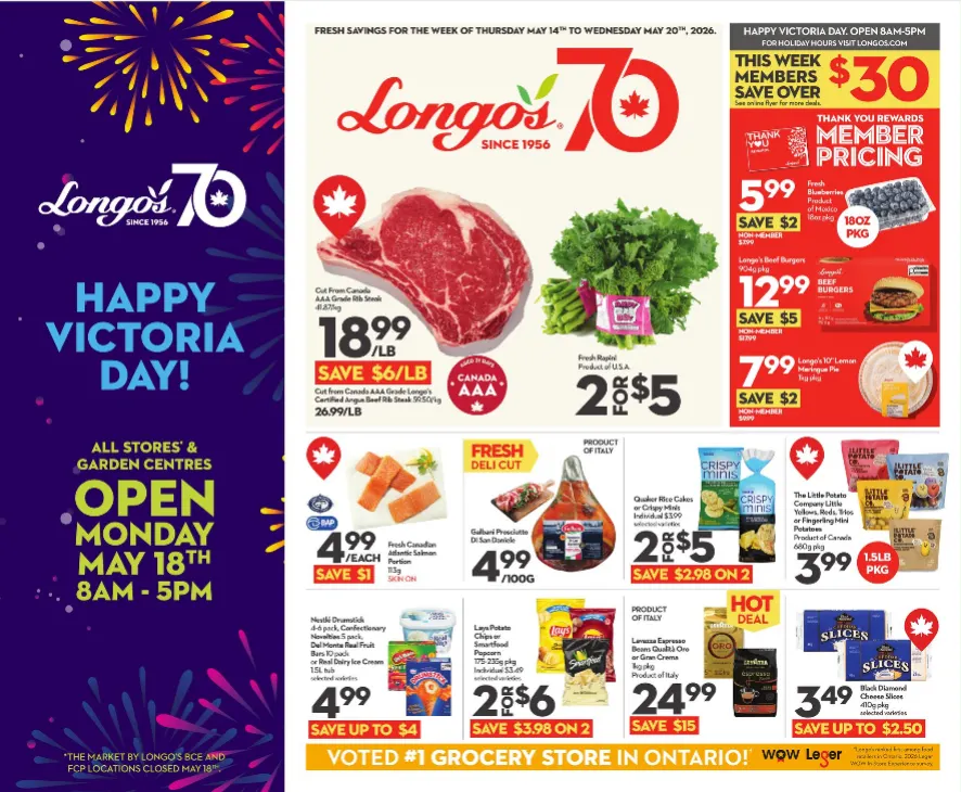 Longo's Sales from May 14 to May 20 2026 - flyer page 1