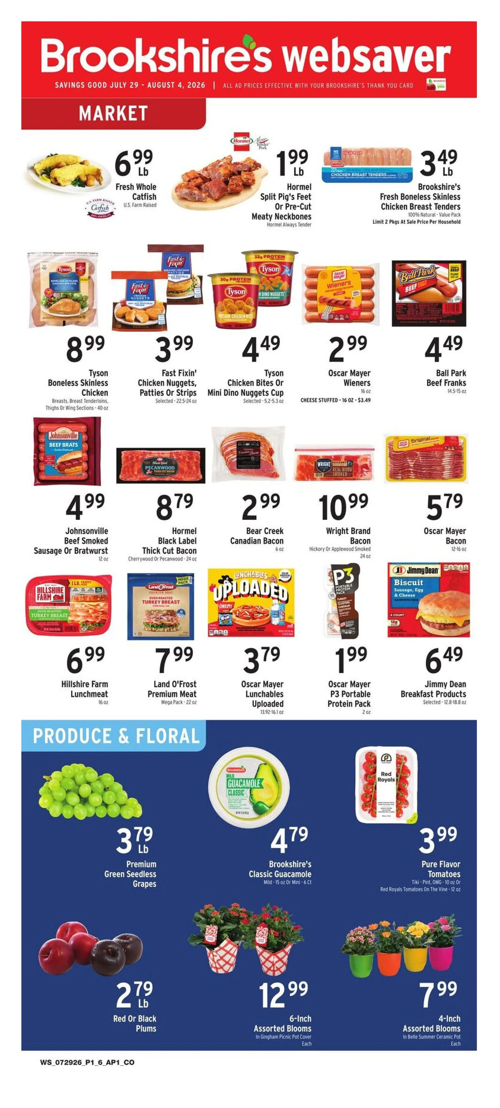 Weekly ad Brookshires Sales from July 29 to August 4 2026 - Page 