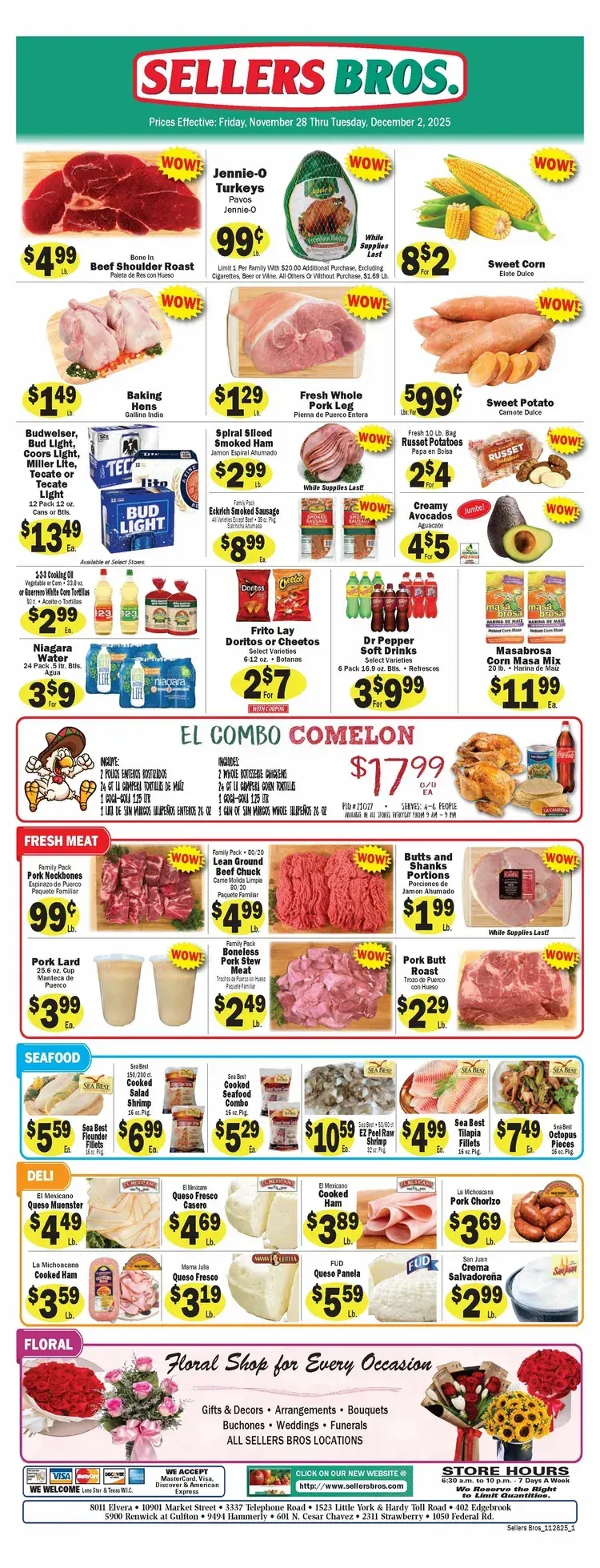 Weekly ad Sellers Bros Sales from November 28 to December 3 2025 - Page 