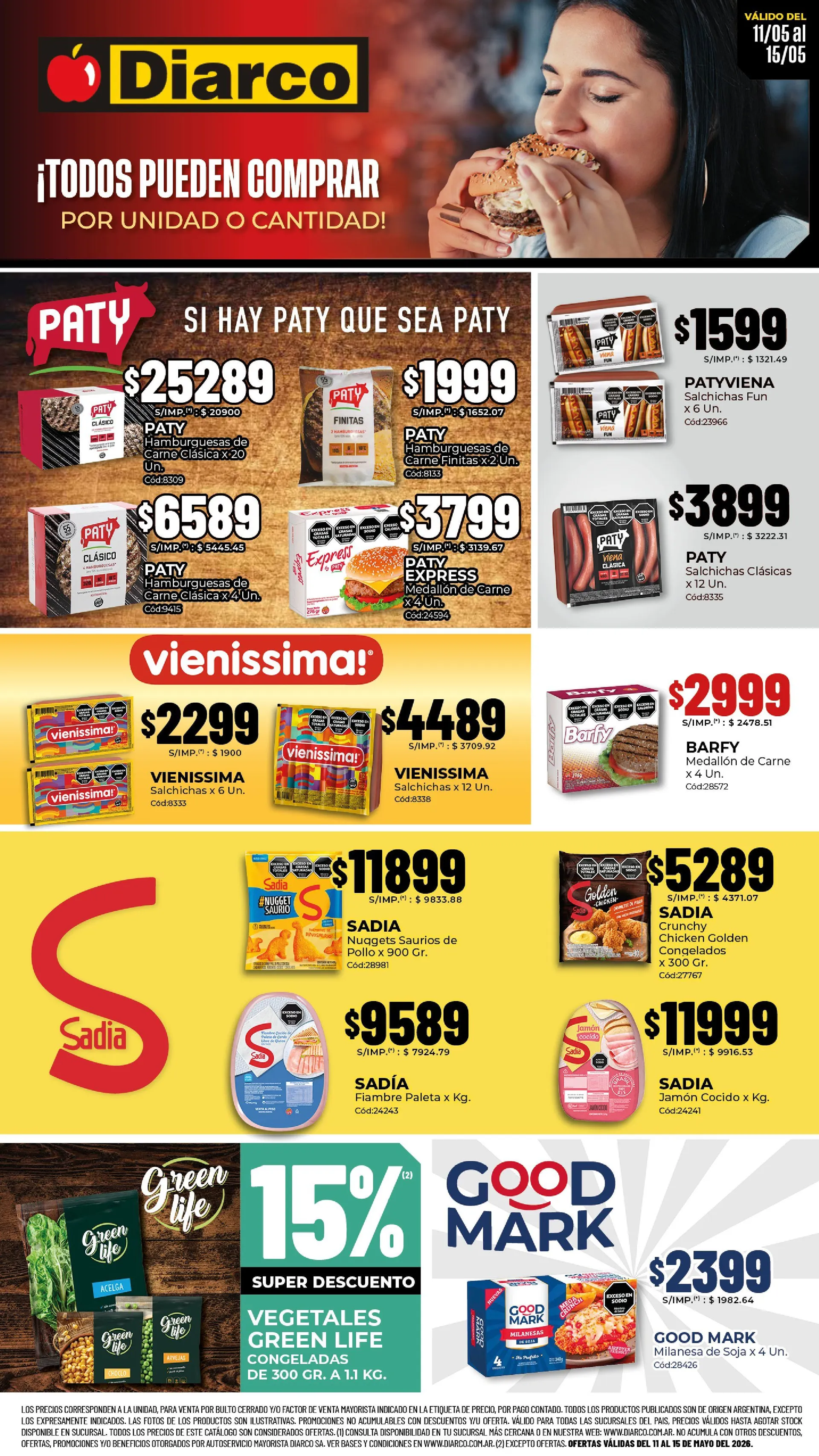 Ofertas de DIARCO Ofertas 11 de mayo al 15 de mayo 2026 - Página 1 del catálogo