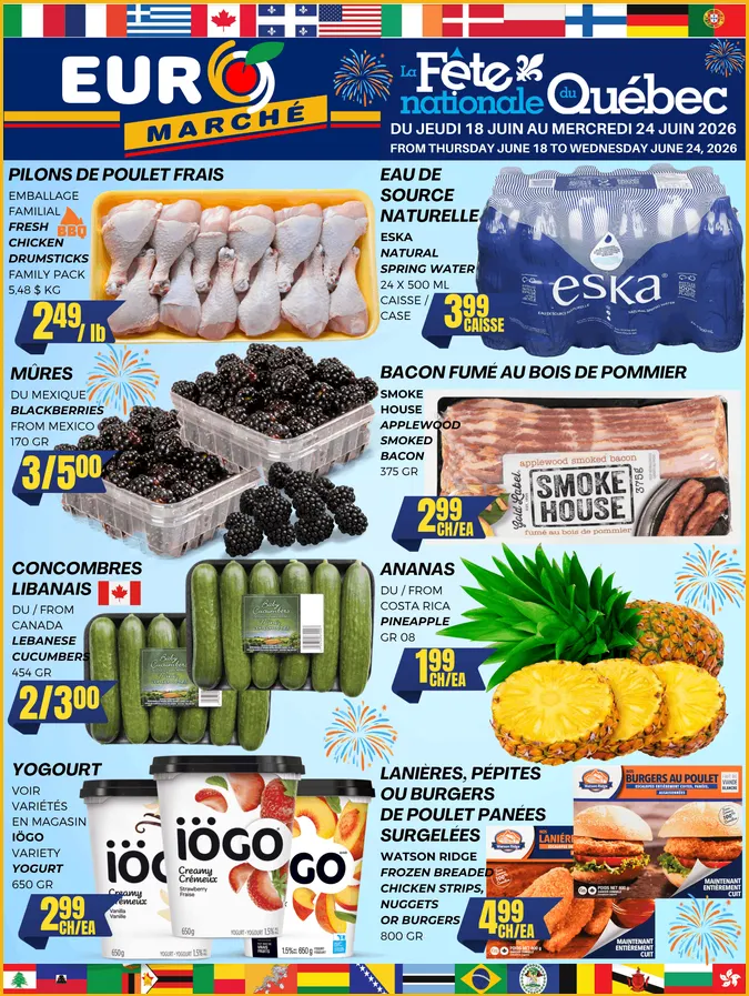 Euromarché Sales from June 18 to June 24 2026 - flyer page 1
