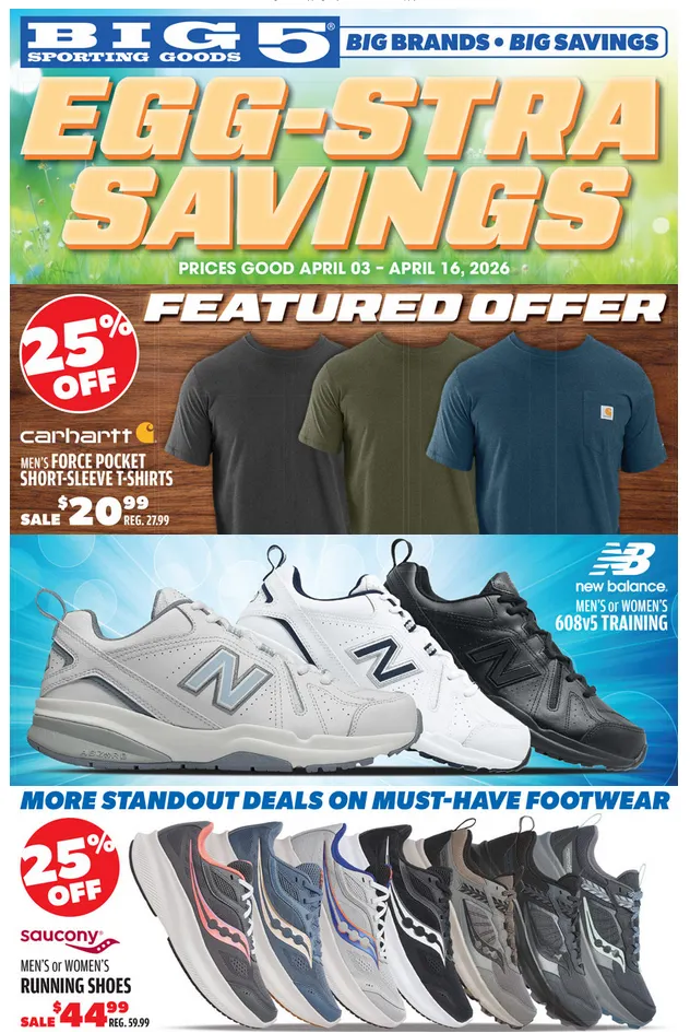 Weekly ad Big 5 Sales from April 3 to April 16 2026 - Page 