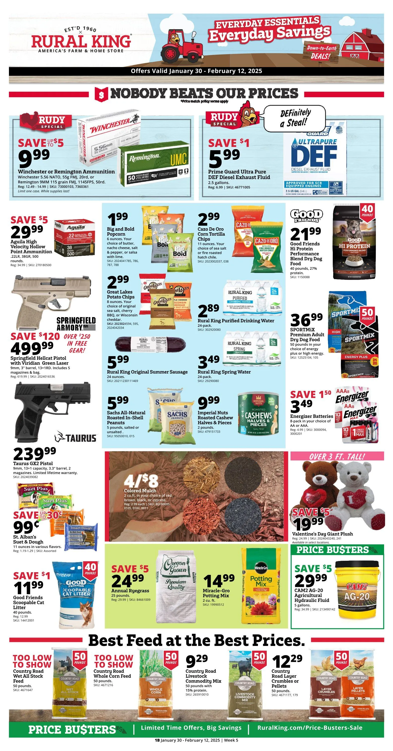 Weekly ad Rural King sales from January 30 to February 12 2025 - Page 1