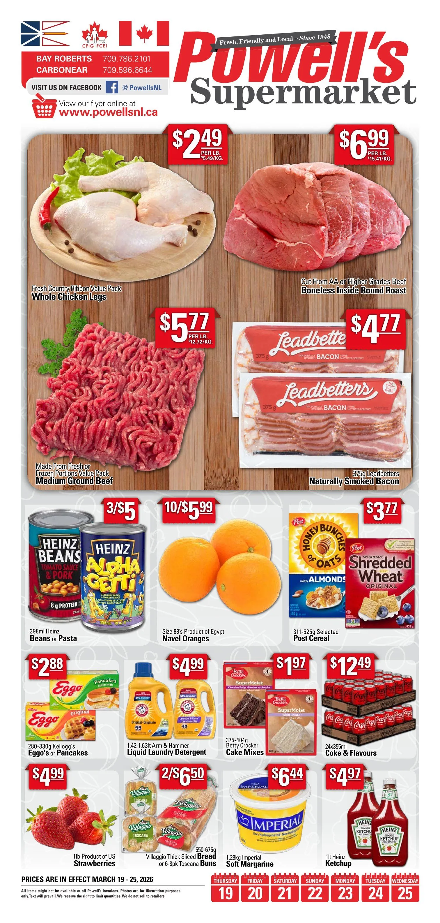 Powell's Supermarket weekly ads from March 19 to March 25 2026 - flyer page