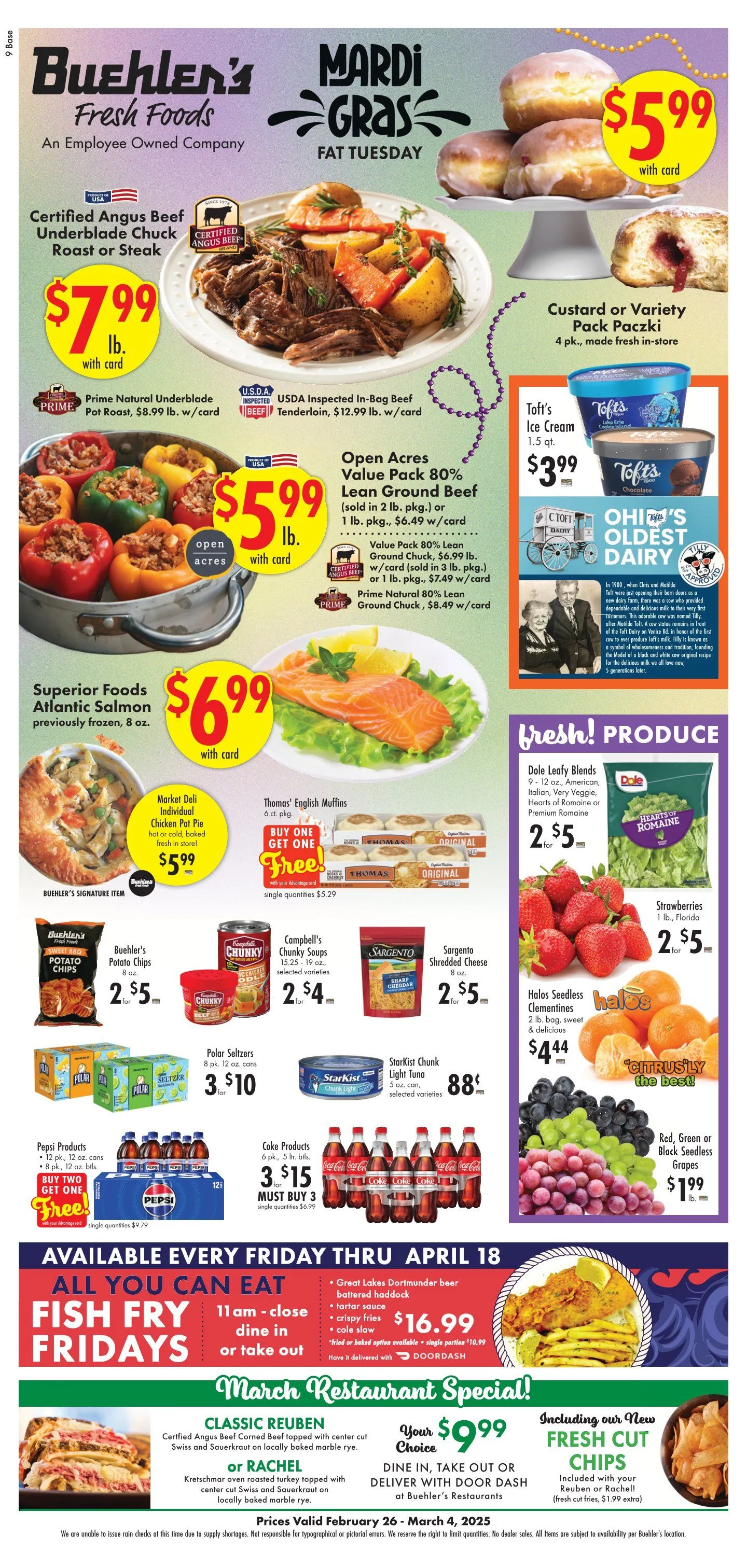 Weekly ad Buehler's Fresh Foods Sales from February 26 to March 4 2025 - Page 