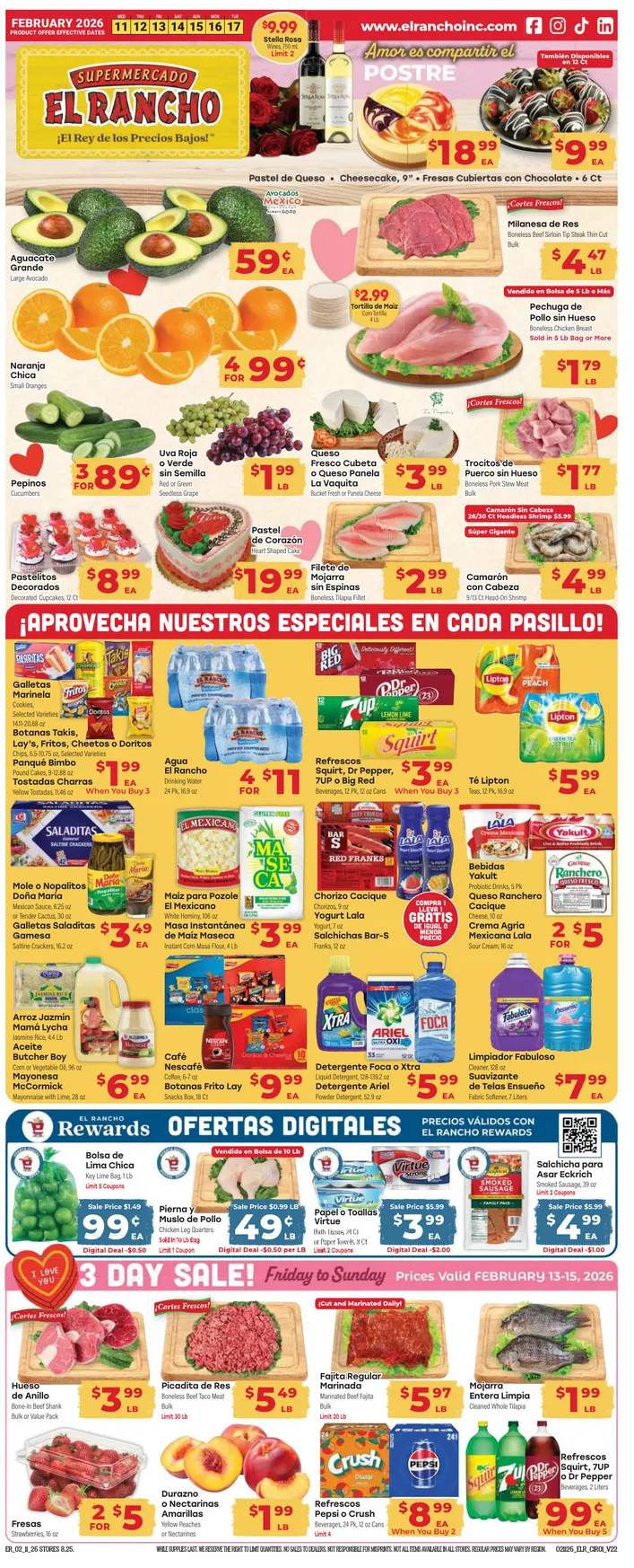 Weekly ad El Rancho Sales from February 11 to February 17 2026 - Page 