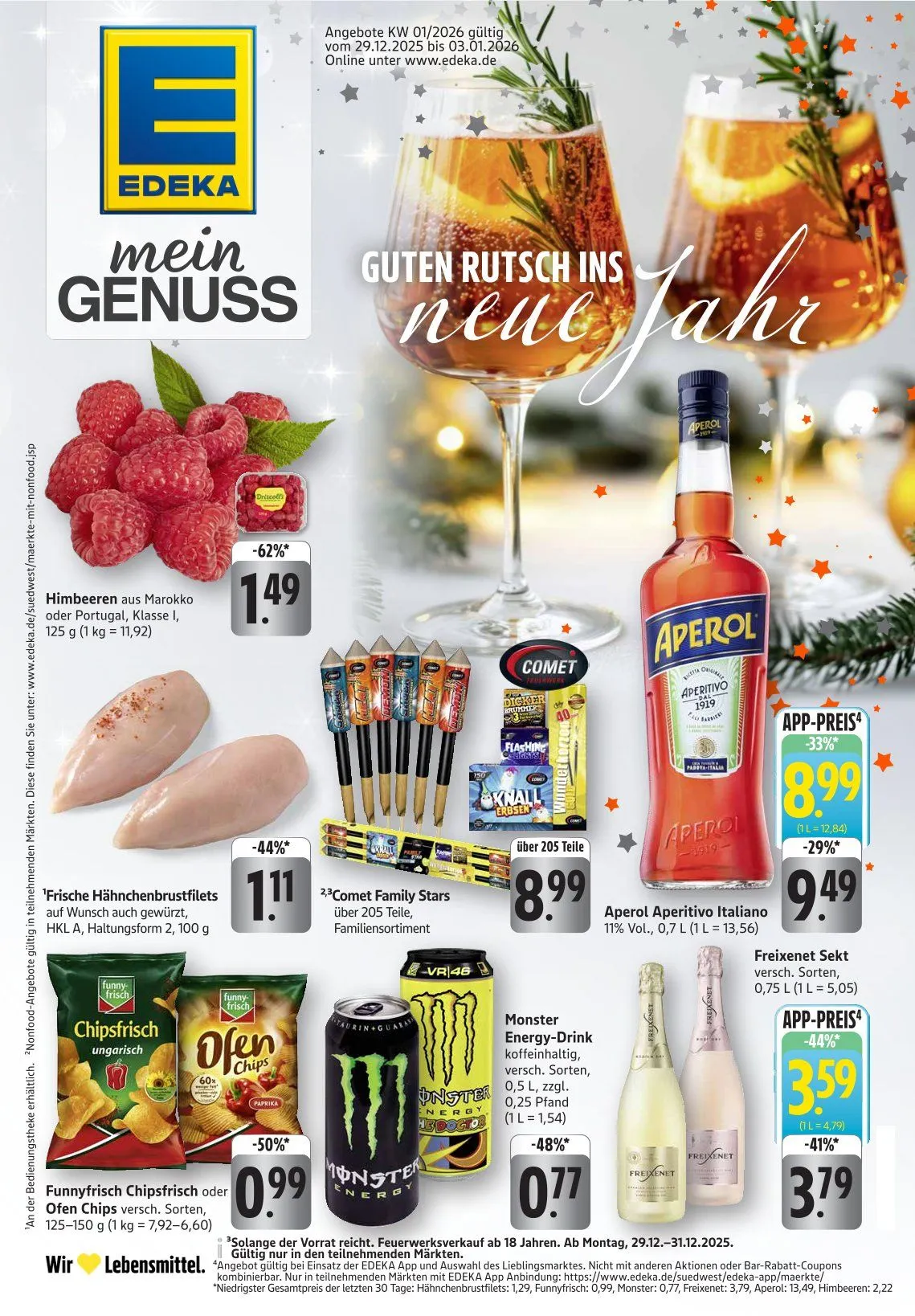 Edeka Angebote von 29. Dezember bis 3. Januar 2026 - Prospekt seite 1