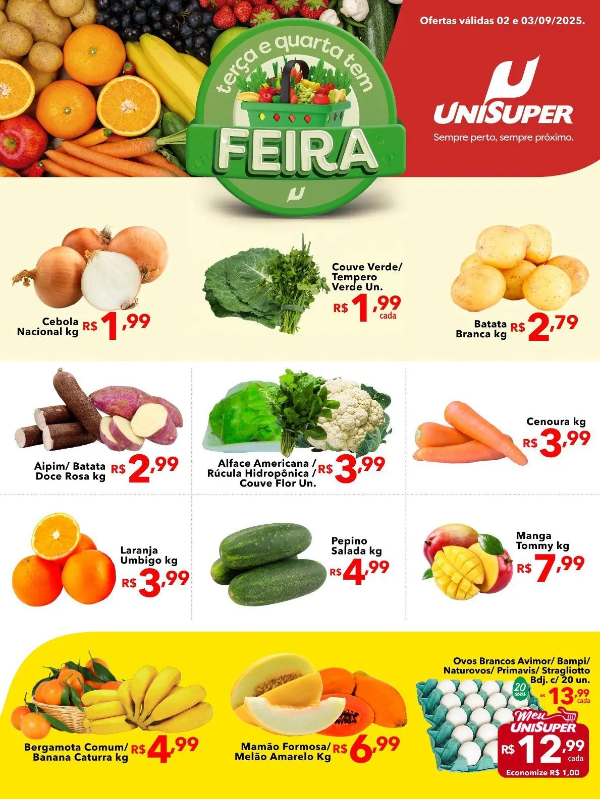 Encarte de Folhetos UniSuper - Promoções imperdíveis! 2 de setembro até 3 de setembro 2025 - Pagina