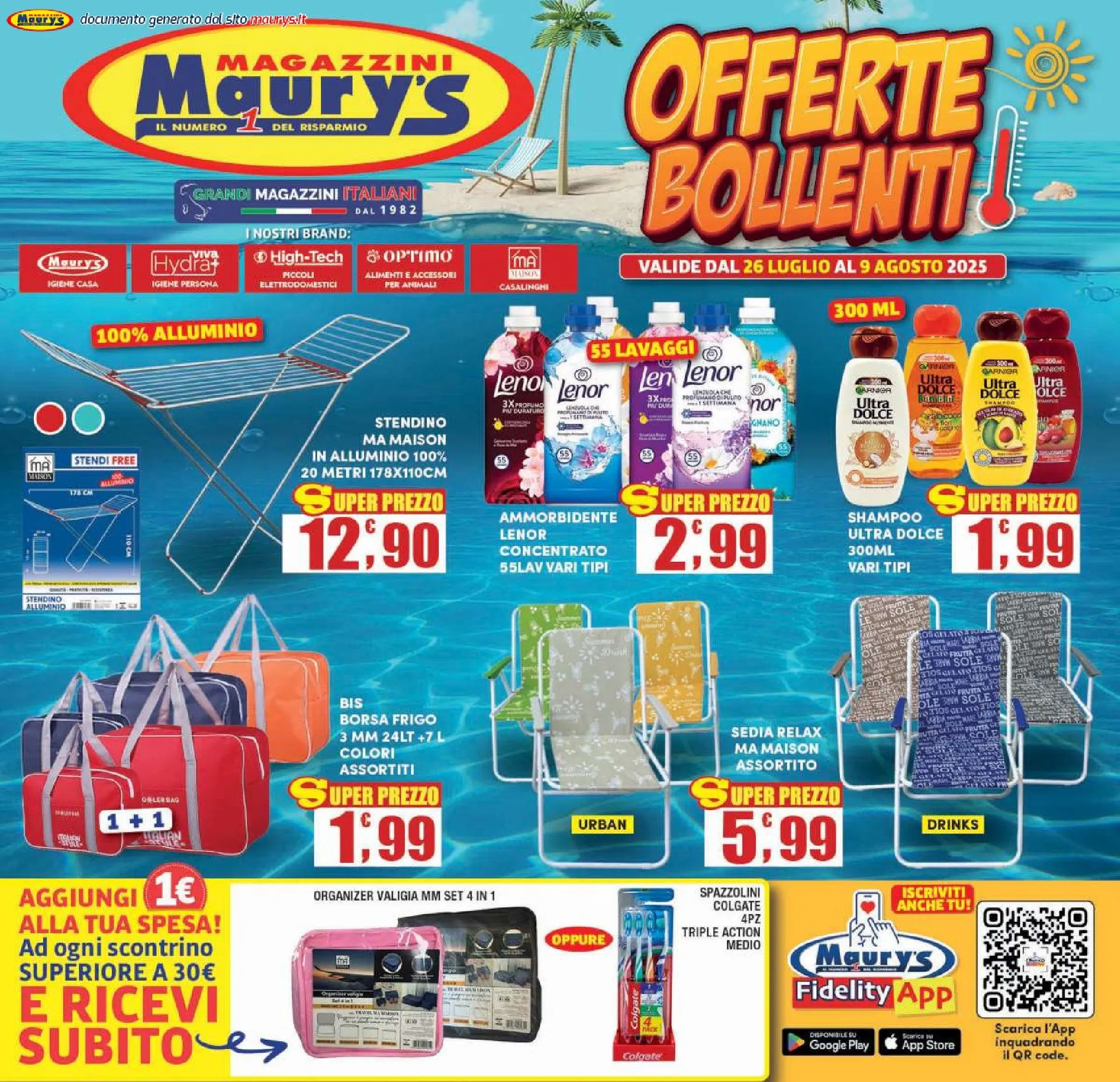 Maury's Volantino da 25 luglio a 9 agosto di 2025 - Pagina del volantino 