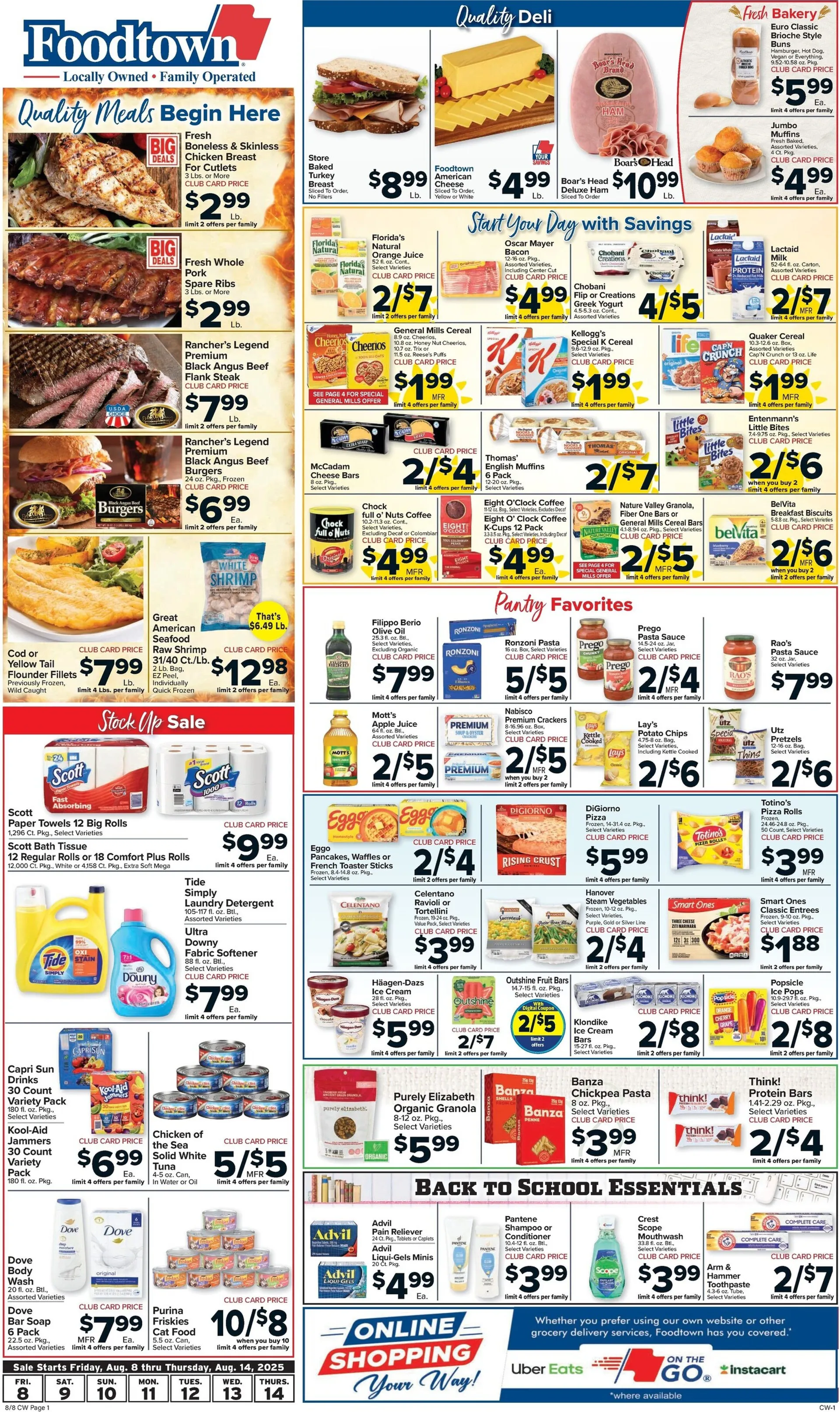 Weekly ad Foodtown Sales from August 8 to August 19 2025 - Page 