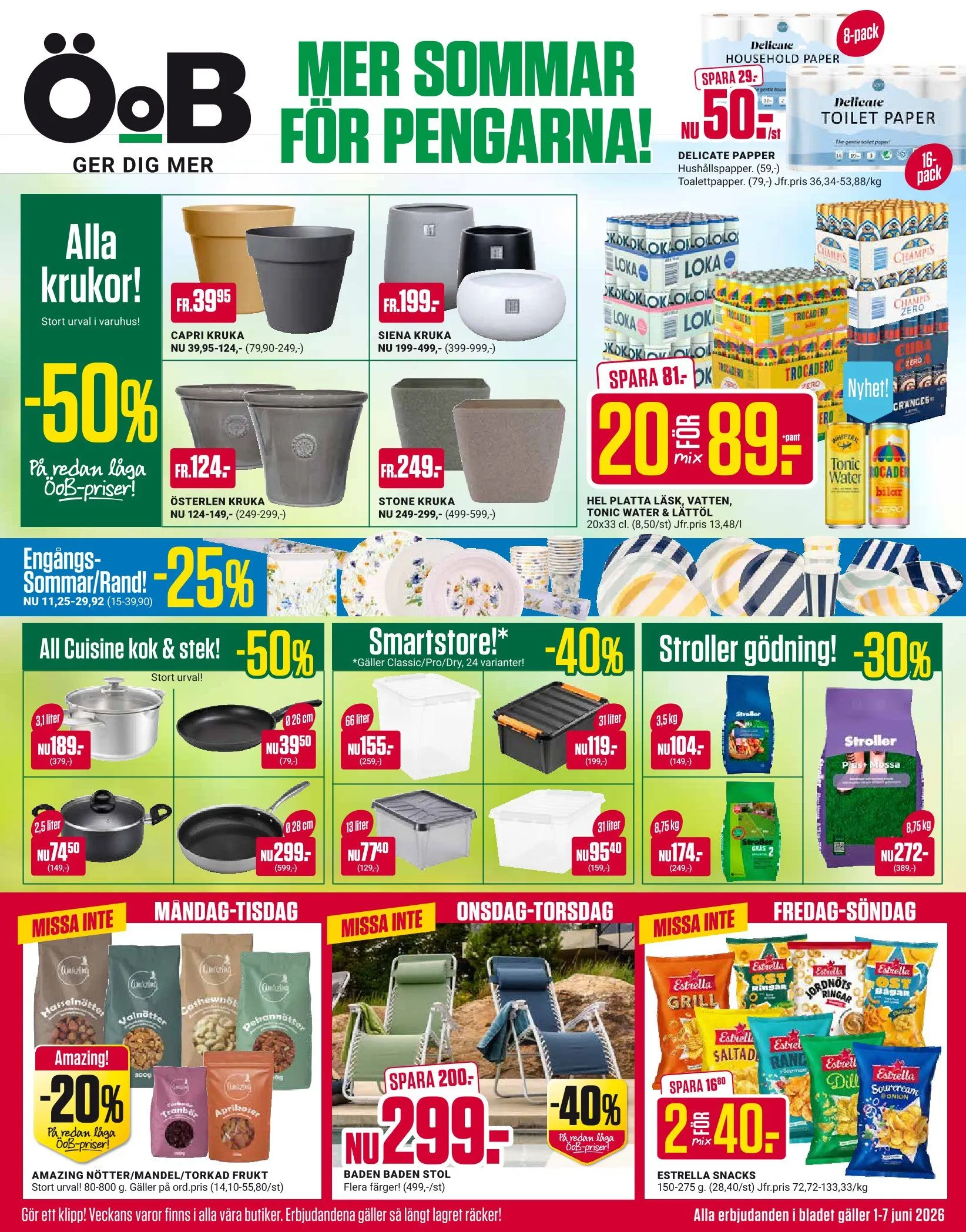 ÖoB Erbjudanden från 1 juni till 7 juni 2026 - Reklamblad sidor 1
