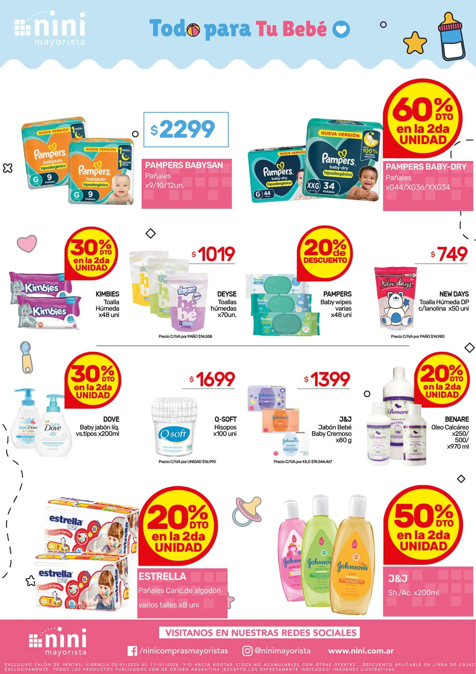 Ofertas de Nini Mayorista Ofertas 5 de enero al 11 de enero 2026 - Página 1 del catálogo