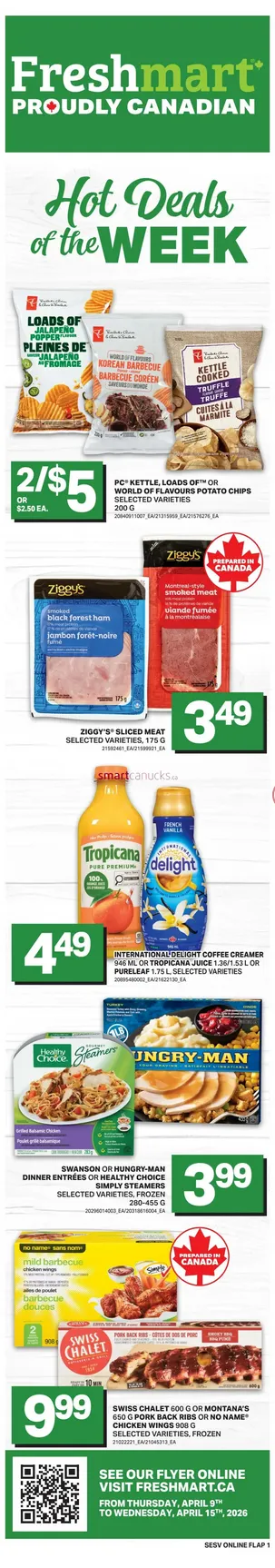  Freshmart Sales from April 9 to April 15 2026 - flyer page 1