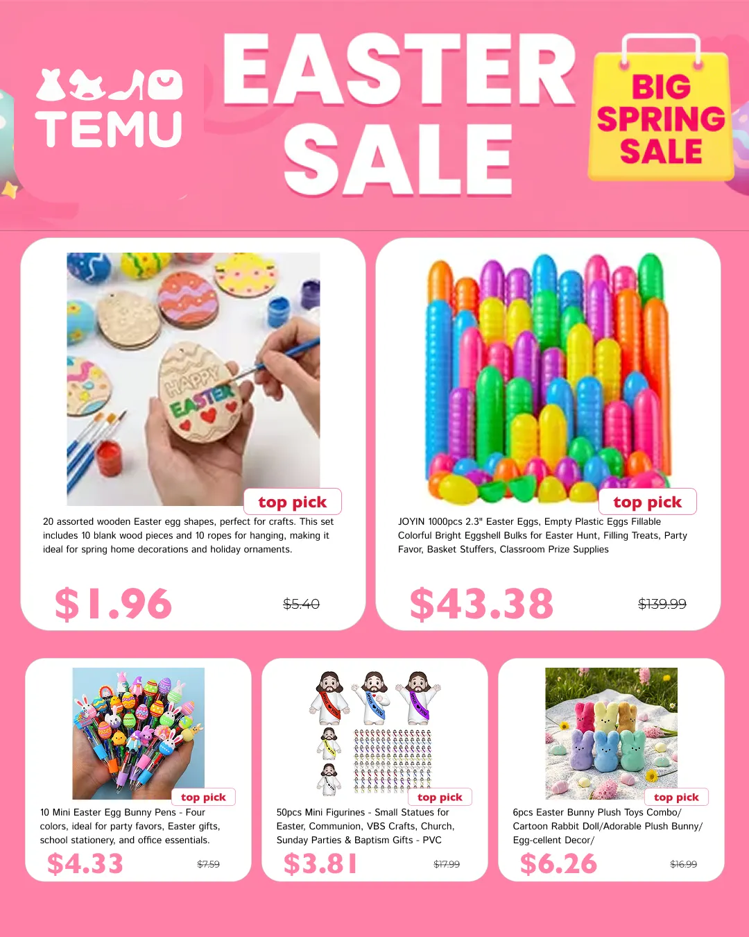 Weekly ad Temu Sales from March 30 to April 20 2026 - Page