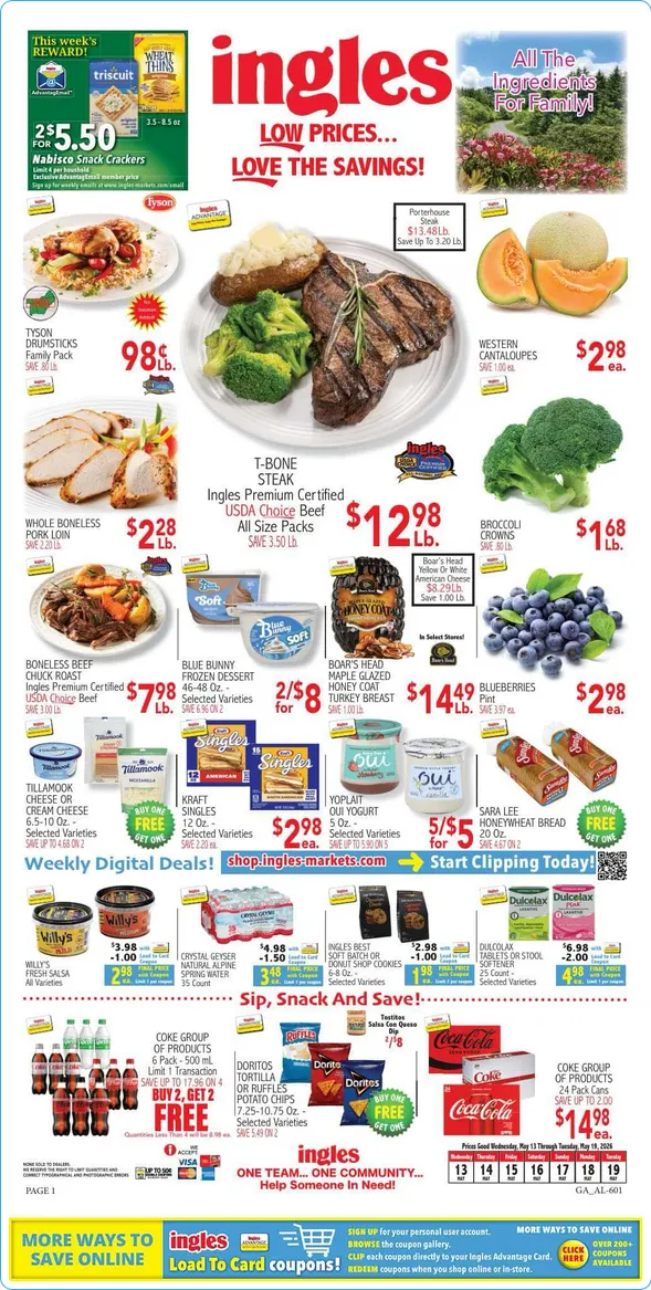 Weekly ad Ingles Sales from May 13 to May 19 2026 - Page 1