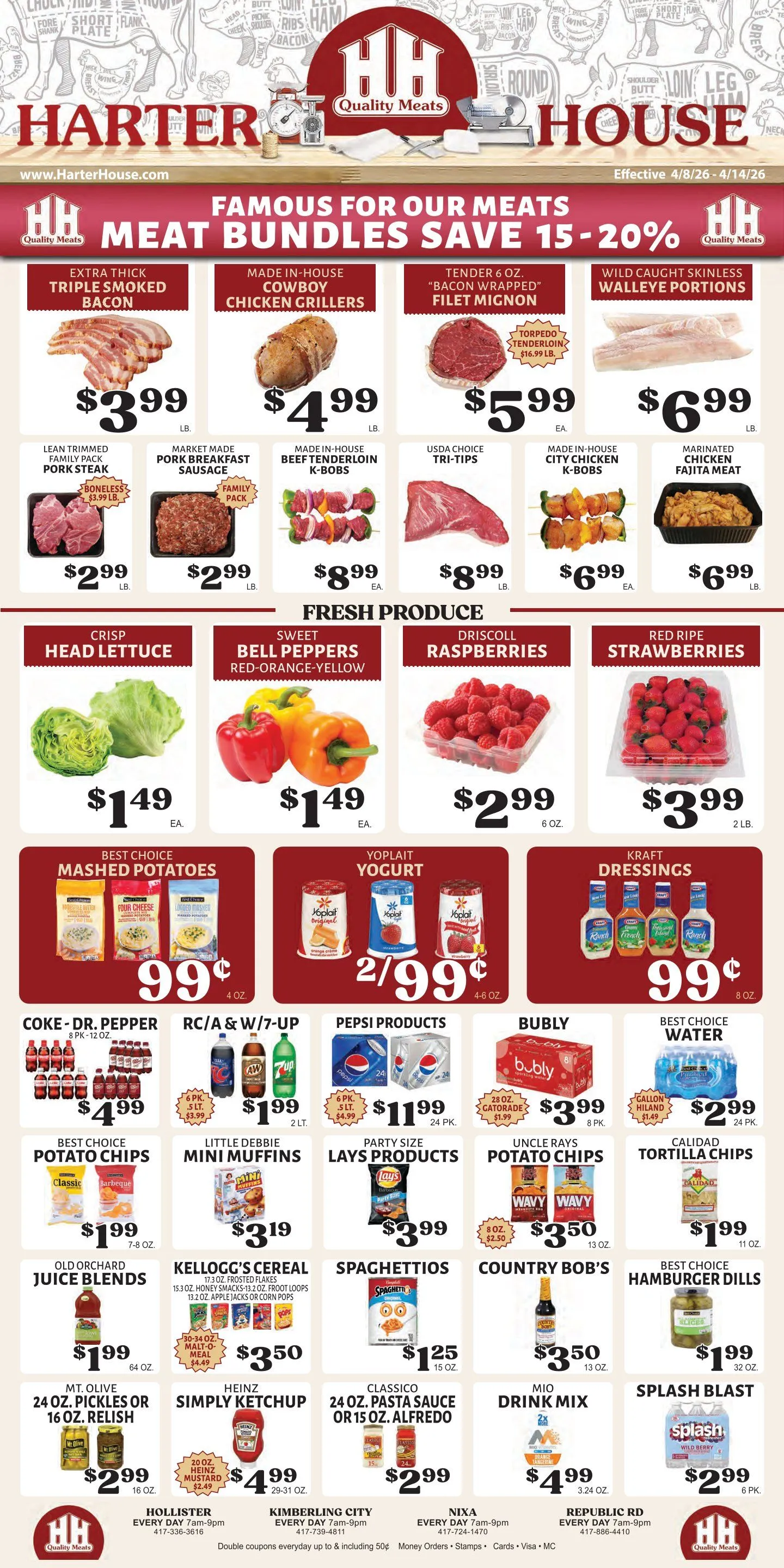Weekly ad Harter House Sales from April 8 to April 14 2026 - Page 1