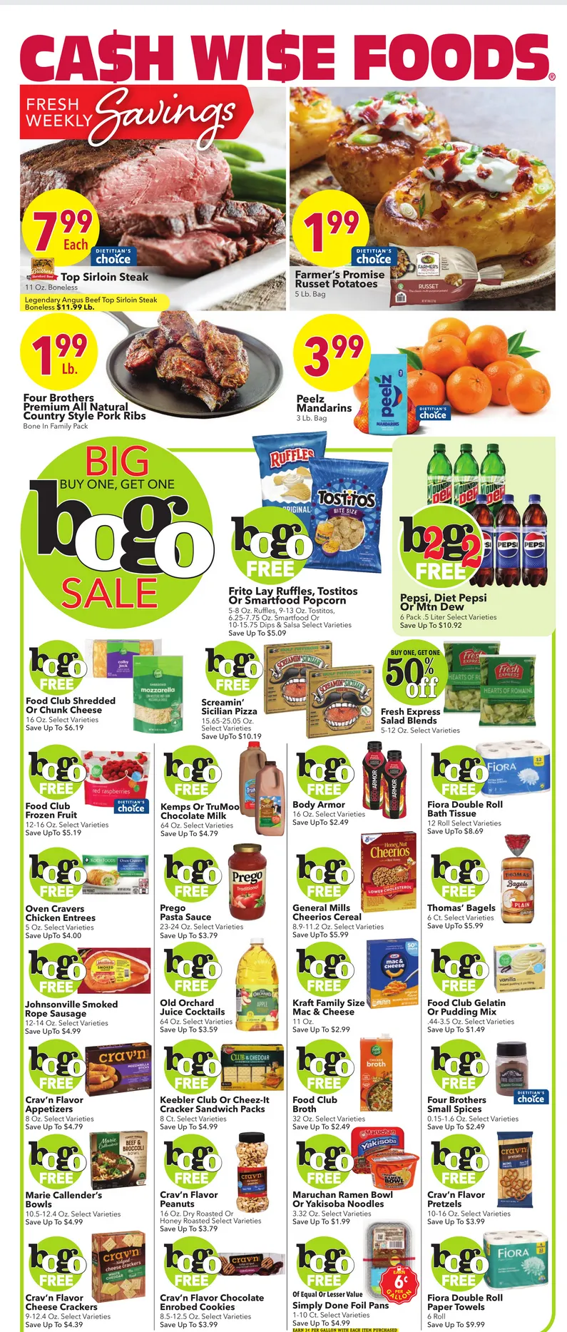 Weekly ad Cash Wise Sales from February 18 to February 24 2026 - Page 1