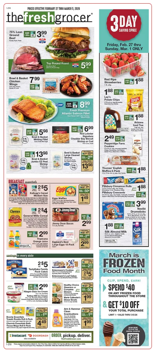 Weekly ad Gerrity's Supermarkets Sales from February 27 to March 5 2026 - Page 1