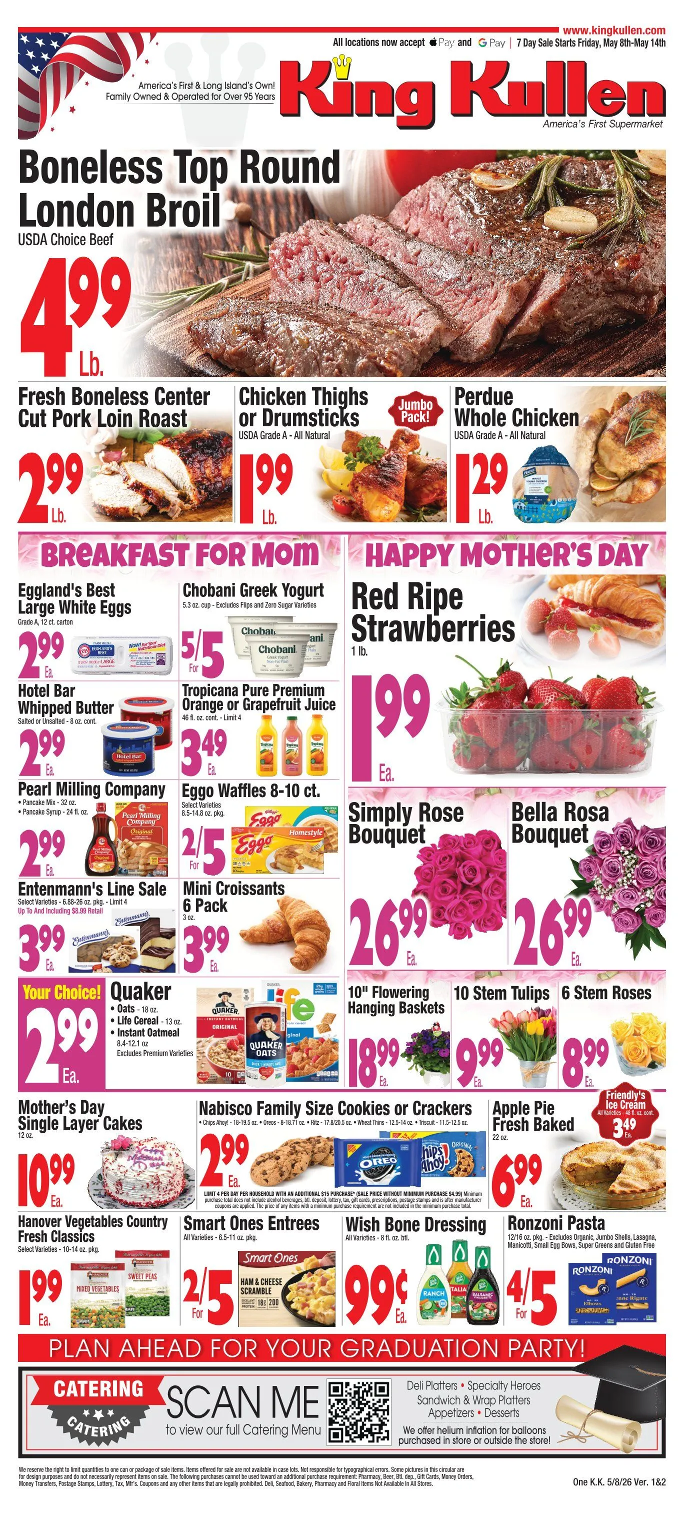 Weekly ad  King Kullen Sales from May 8 to May 14 2026 - Page 1
