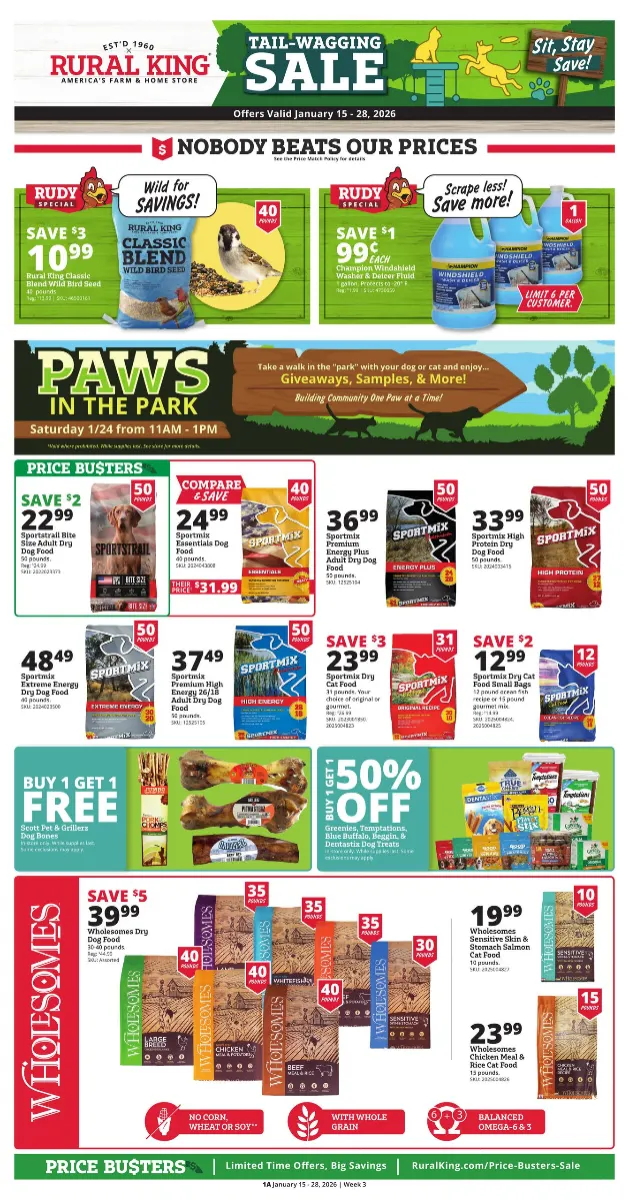 Weekly ad Rural King Sales from January 15 to January 28 2026 - Page 1
