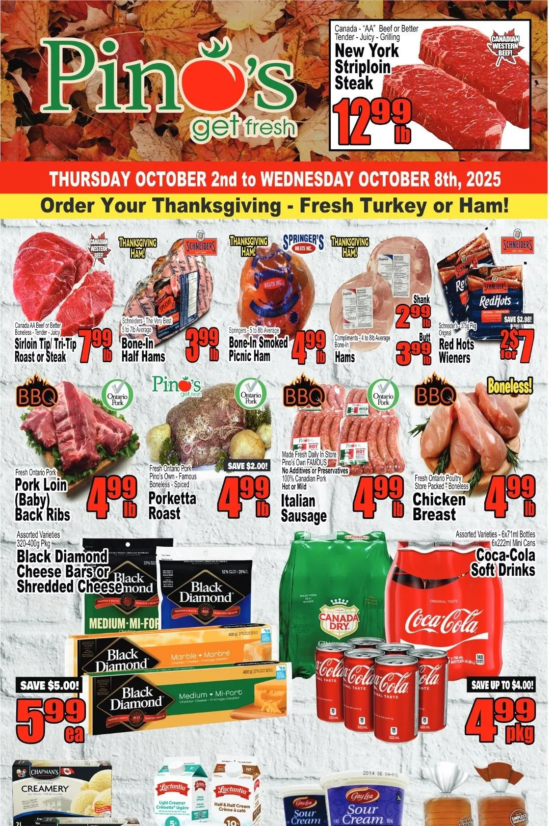 Pino's Sales from October 2 to October 8 2025 - flyer page 1