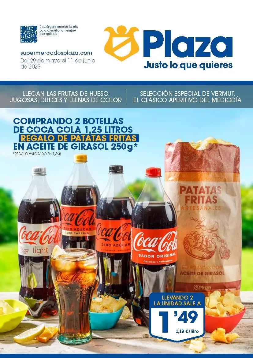 Catálogo de Supermercados Plaza Ofertas 29 de mayo al 11 de junio 2025 - Página 1