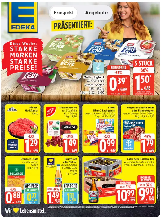 Edeka Prospekte  von 16. Februar bis 21. Februar 2026 - Prospekt seite 1