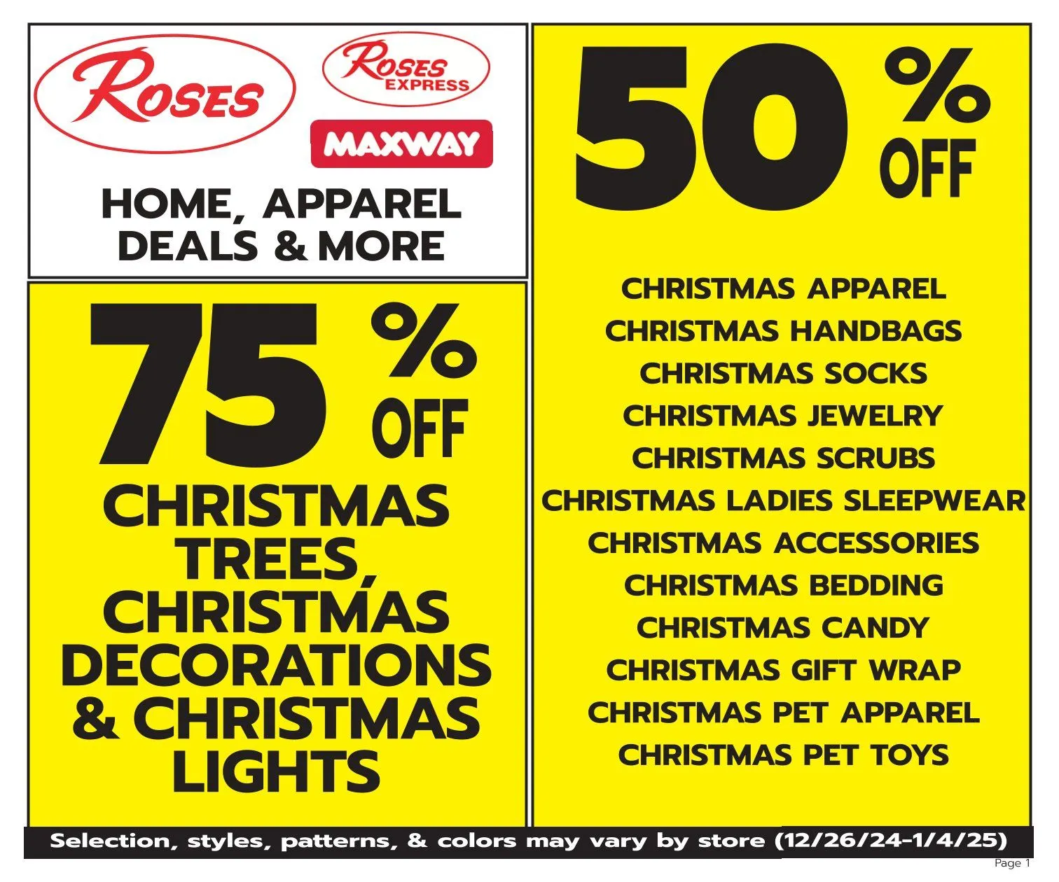 Weekly ad Roses Deals from January 24 to February 4 2025 - Page 