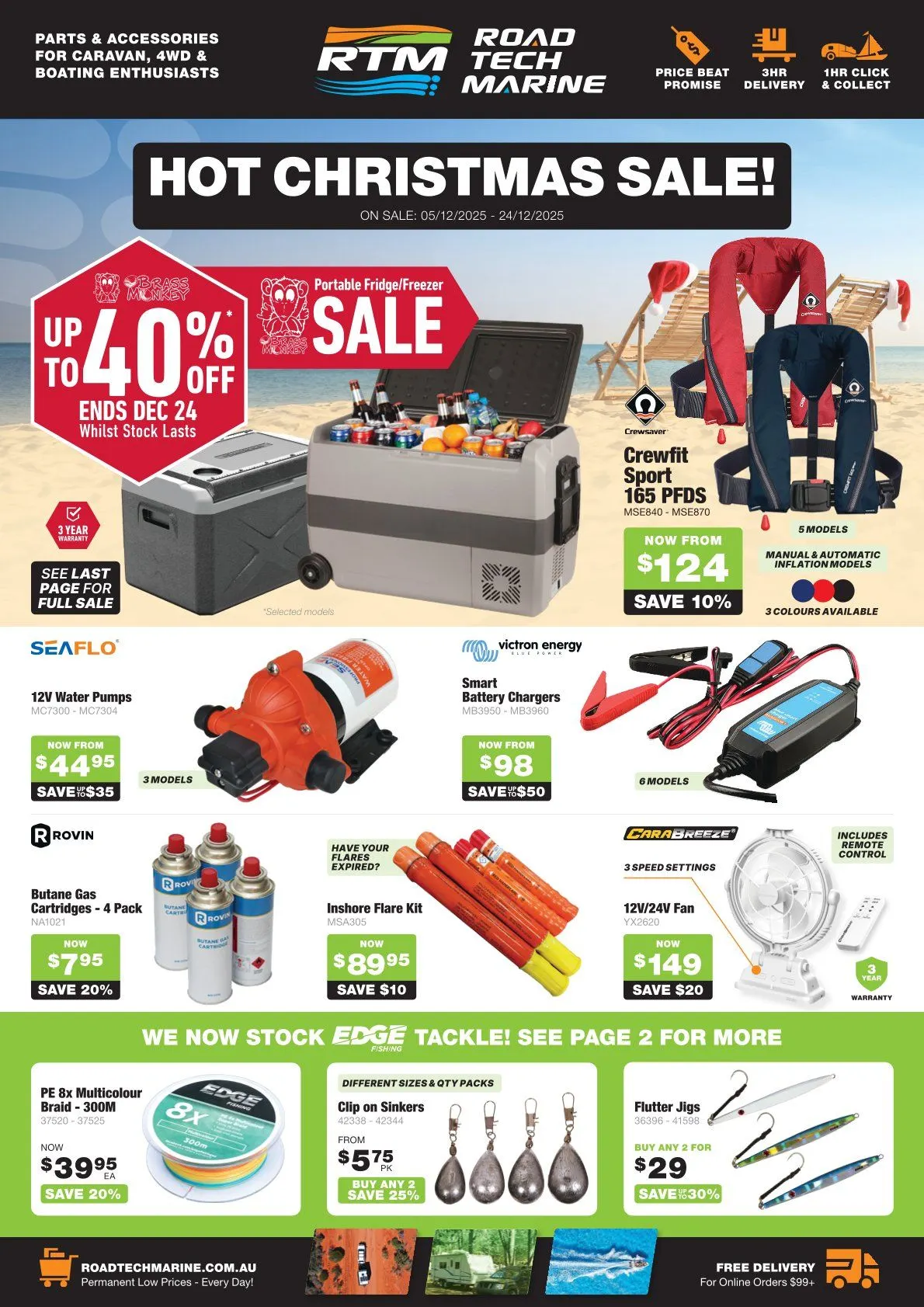 Road Tech Marine Deals - Catalogue valid from 5 December to 24 December 2025 - page 1