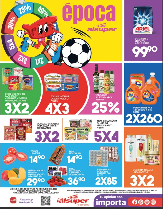 Catálogo de Alsuper Ofertas 30 de junio al 2 de julio 2026 - Pagina 1