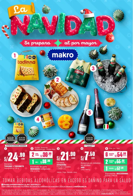 Catalogo de Makro Ofertas 18 de diciembre al 31 de diciembre 2025 - Pag 1