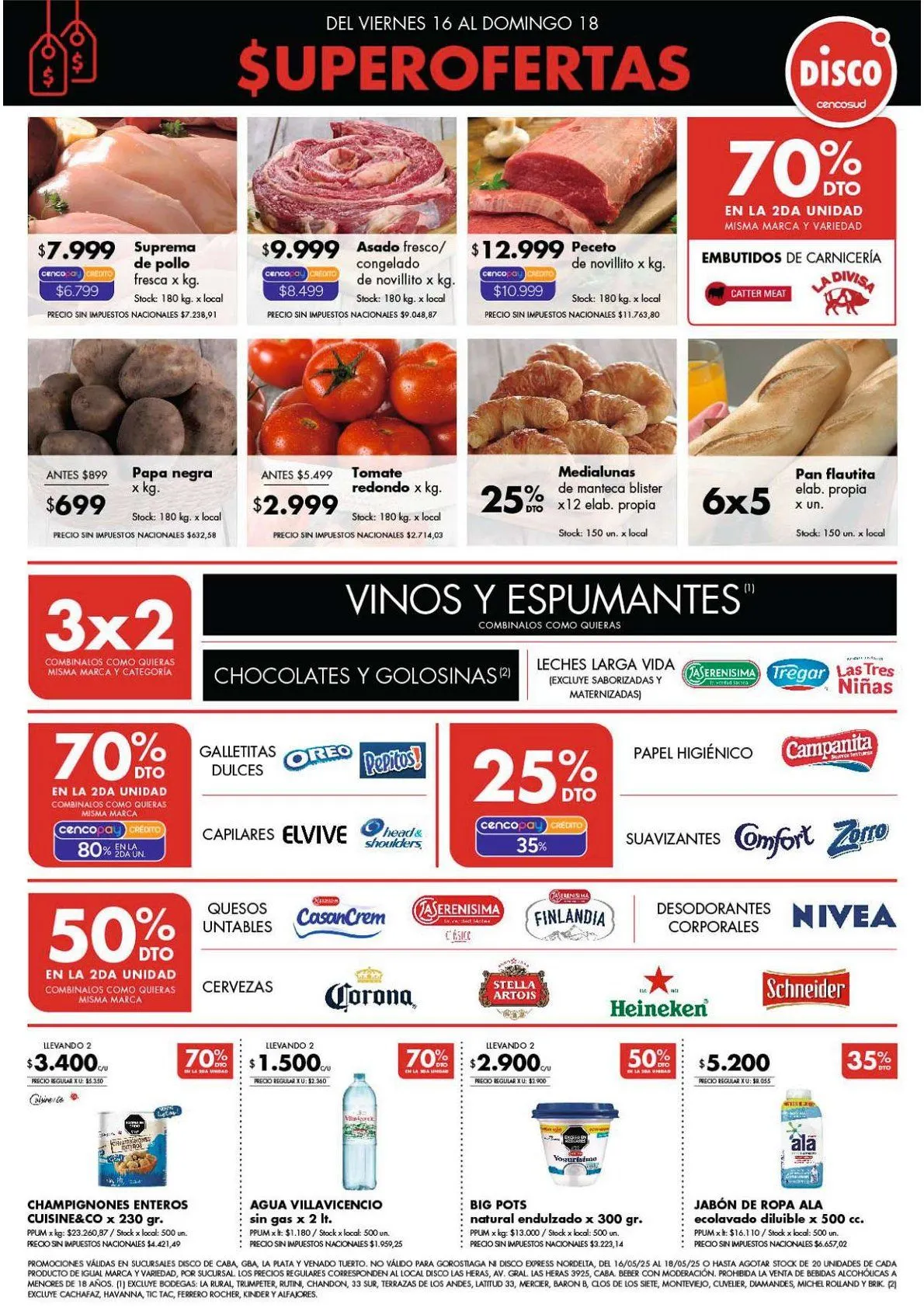 Ofertas de Disco Ofertas 16 de mayo al 18 de mayo 2025 - Página 1 del catálogo