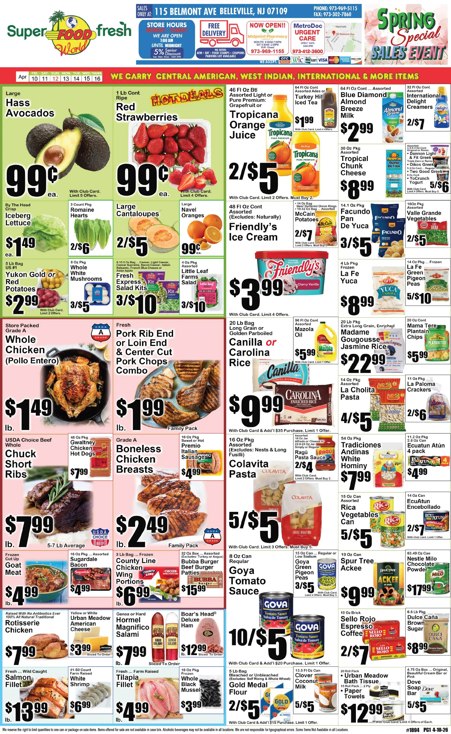 Weekly ad SuperFresh Sales from April 10 to April 16 2026 - Page 1