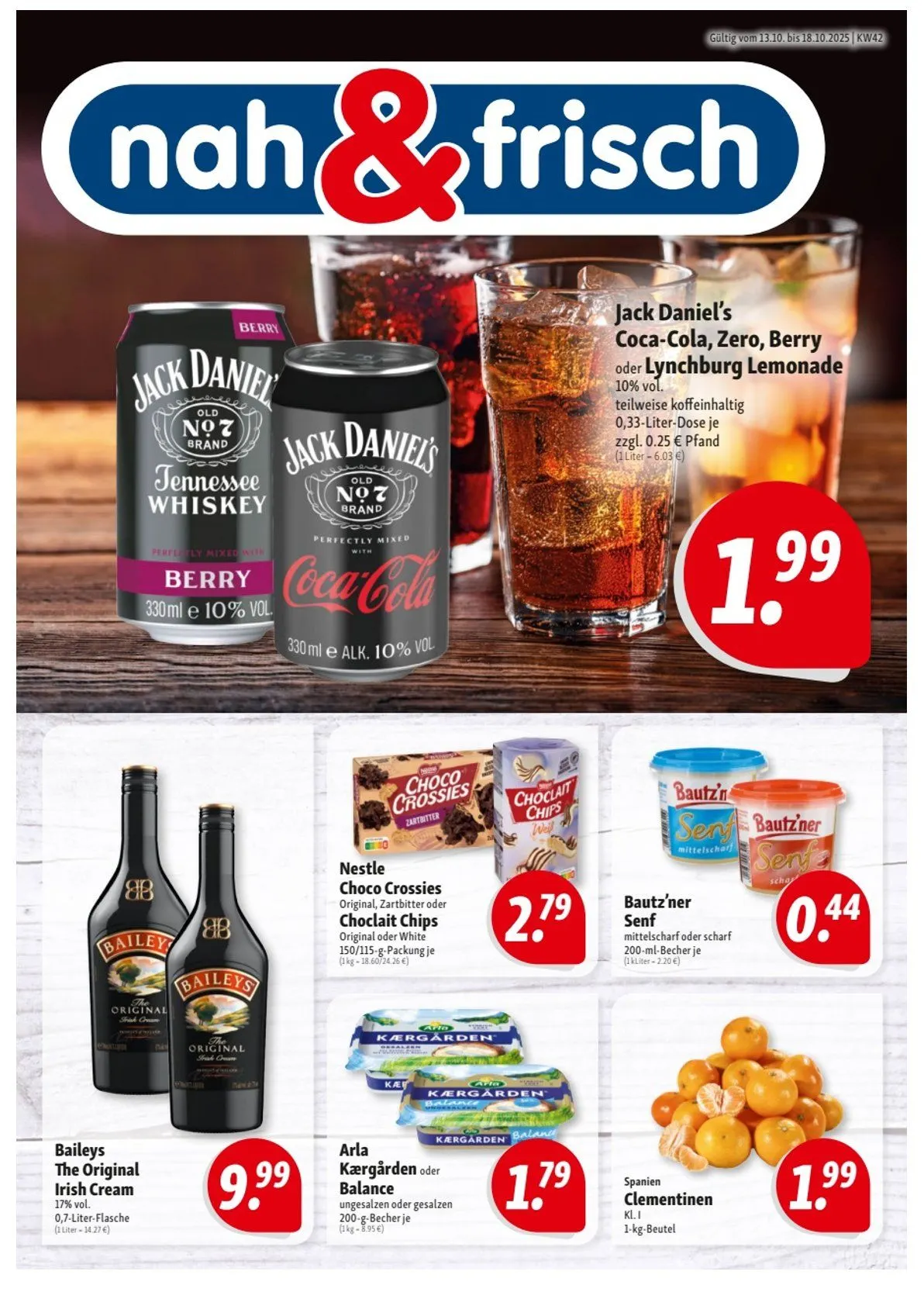 Nah & Frisch Prospekte von 13. Oktober bis 18. Oktober 2025 - Prospekt seite 