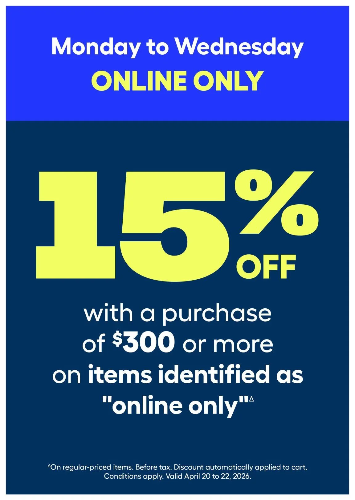 RONA Sales from April 20 to April 22 2026 - flyer page 1