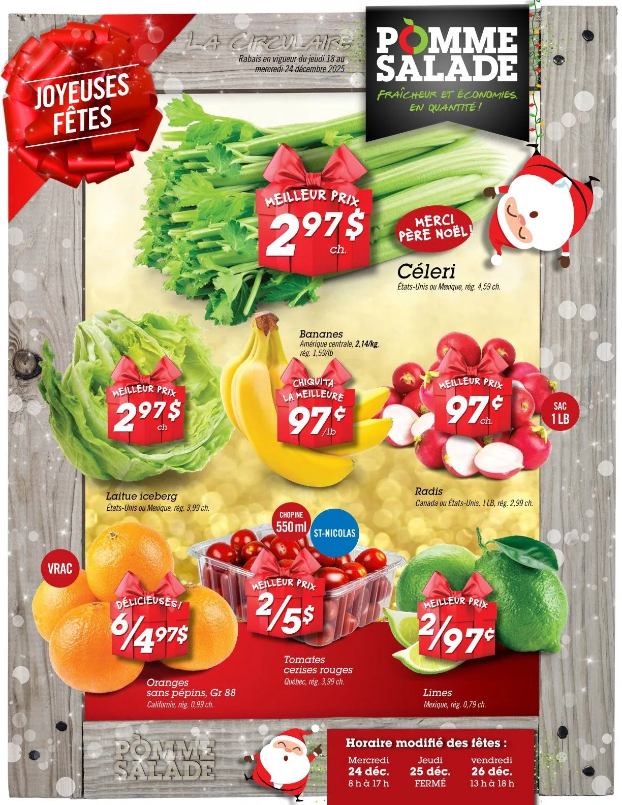Pomme Salade Sales from December 18 to December 24 2025 - flyer page 1