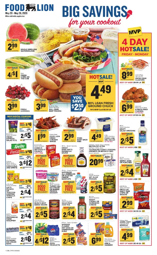Weekly ad Food Lion  from May 20 to May 26 2026 - Page 1