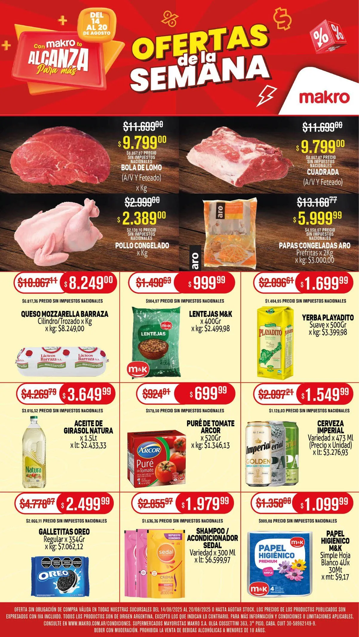 Ofertas de Makro - Catálogos semanales 14 de agosto al 21 de agosto 2025 - Página 1 del catálogo