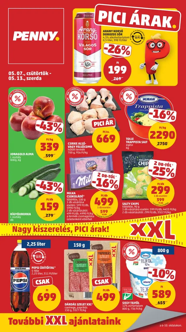 Katalógus Penny Market legfrissebb ajánlatai május 7.-tól május 13.-ig 2026. - Oldal 1