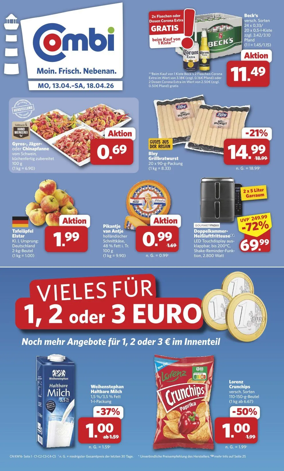 Combi Angebote von 13. April bis 18. April 2026 - Prospekt seite