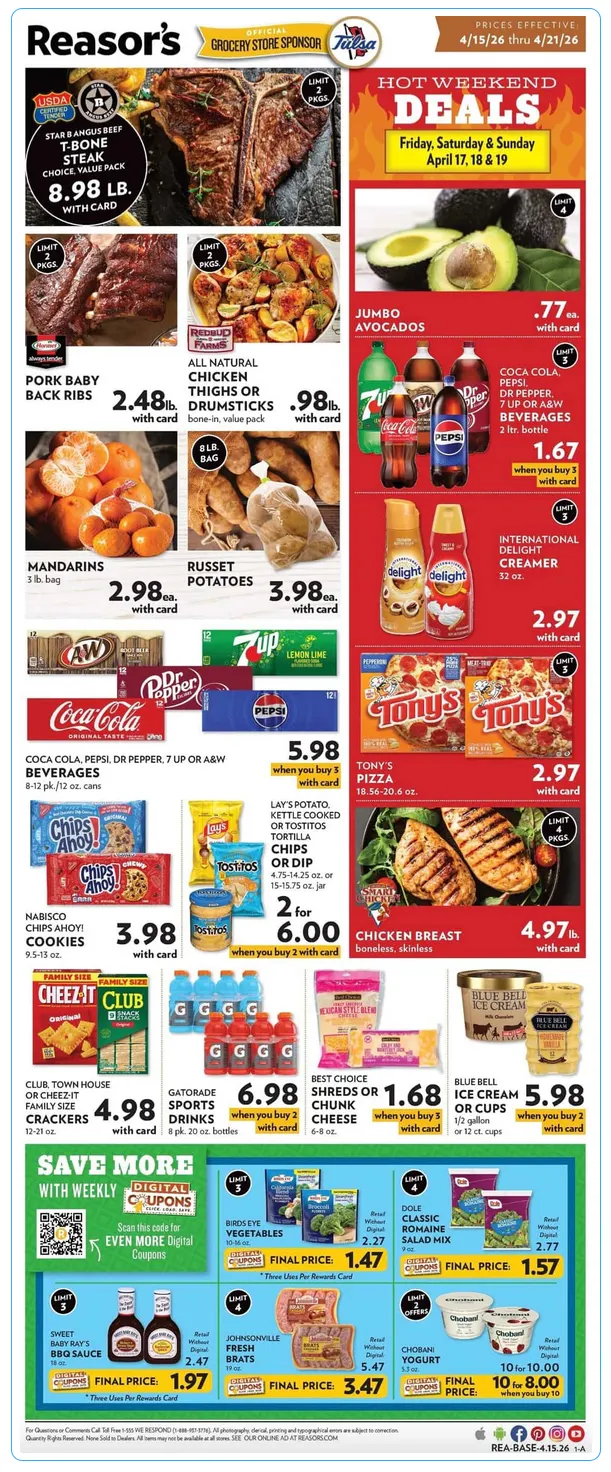 Weekly ad Reasor's Sales from April 15 to April 21 2026 - Page