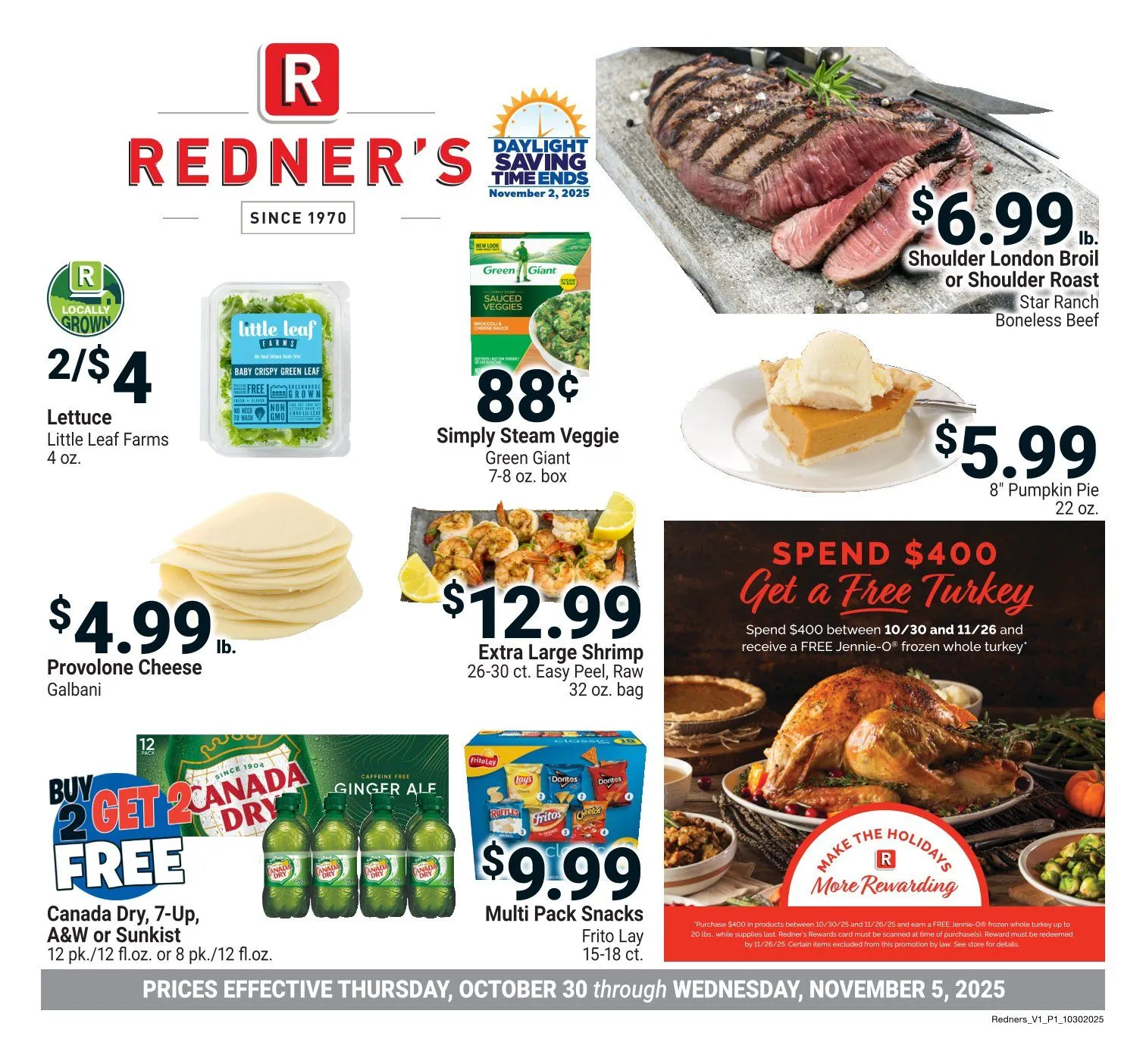 Weekly ad Redner's Market  Sales from October 30 to November 5 2025 - Page 