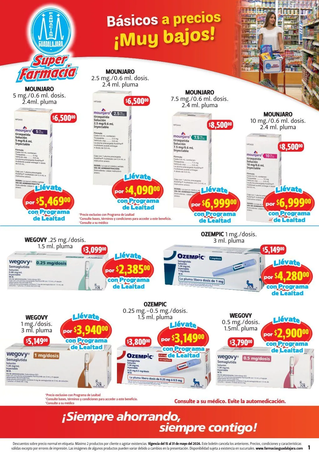 Catálogo de Ofertas Farmacia Guadalajara 15 de mayo al 31 de mayo 2026 - Pagina 1