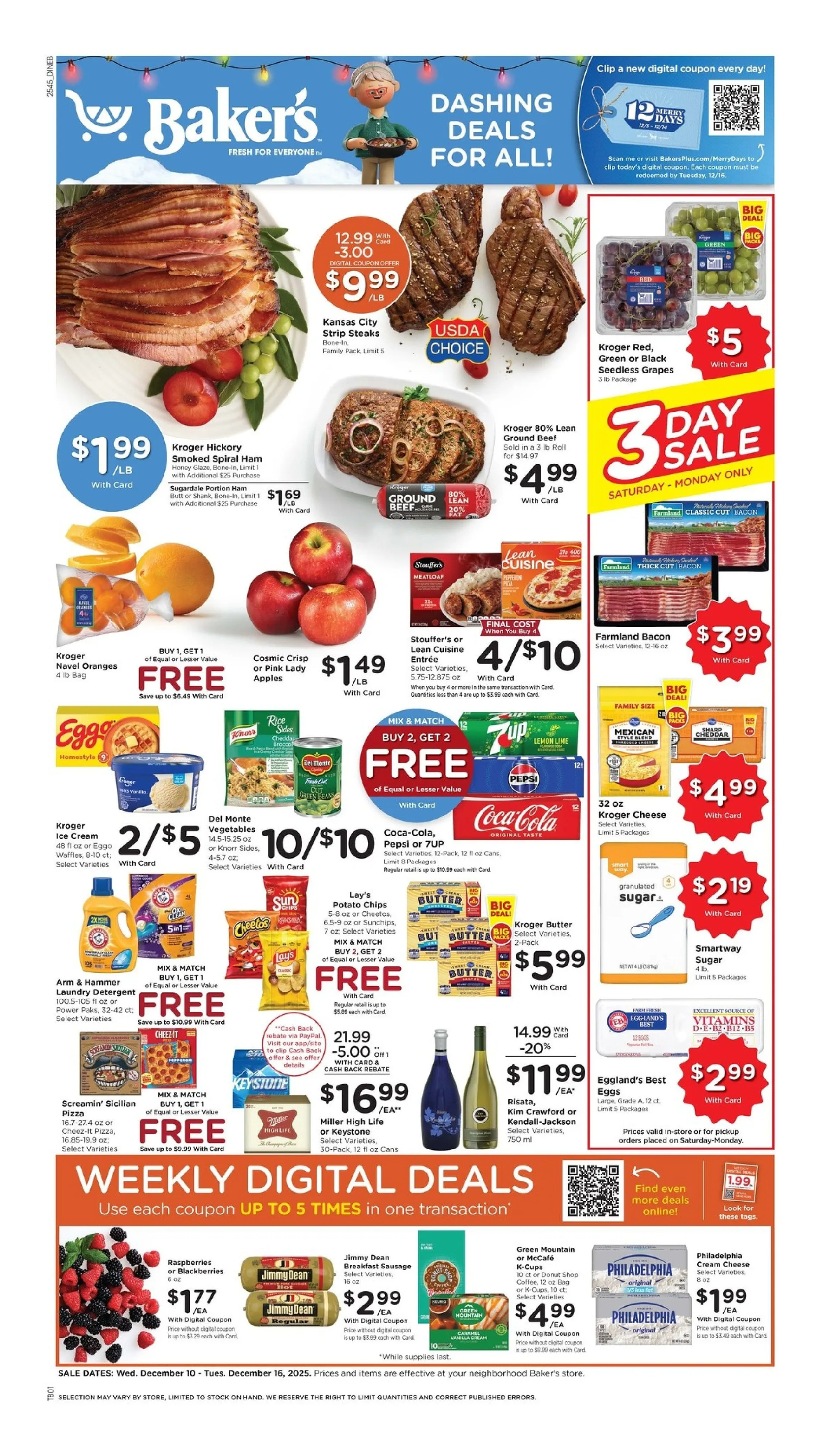 Weekly ad Baker's Sales from December 10 to December 16 2025 - Page 1